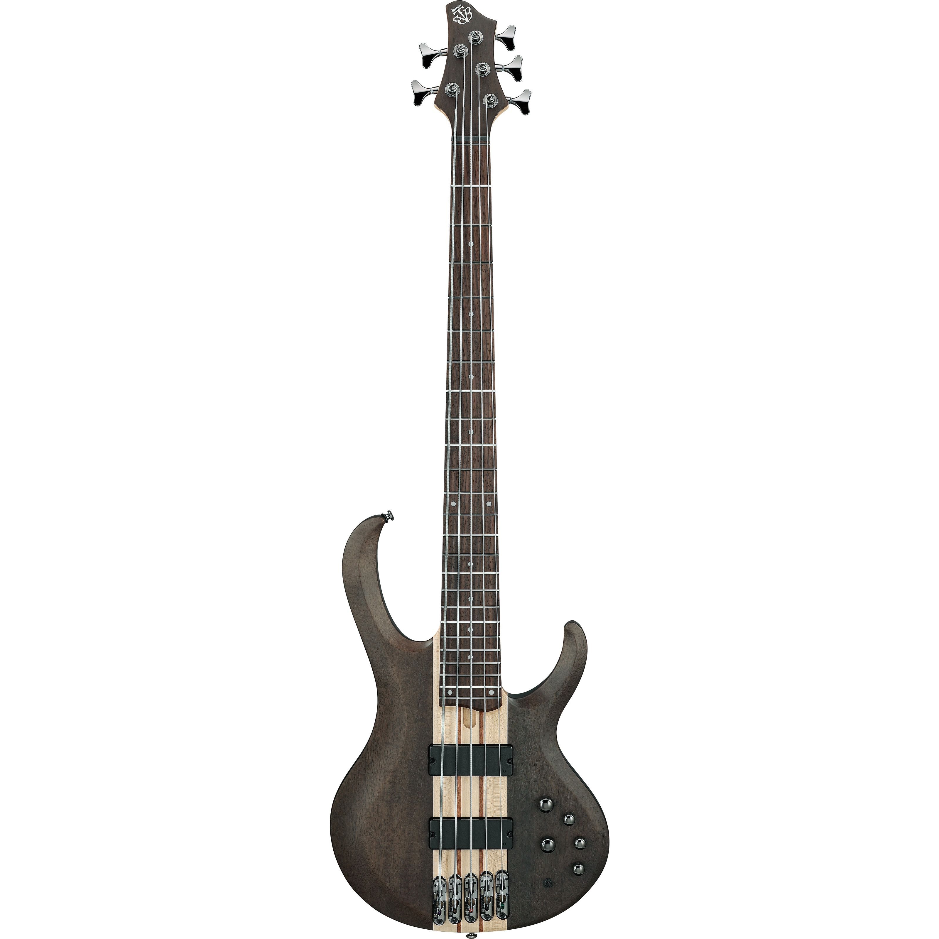 Ibanez E-Bass, E-Bässe, 5-Saiter E-Bässe, Bass Workshop BTB605-TGF Transparent Gray Flat - E-Bass