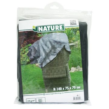 Nature Gartenmöbel-Schutzhülle Gartenmöbel-Abdeckung für zwei Stapelstühle 140x75x70 cm
