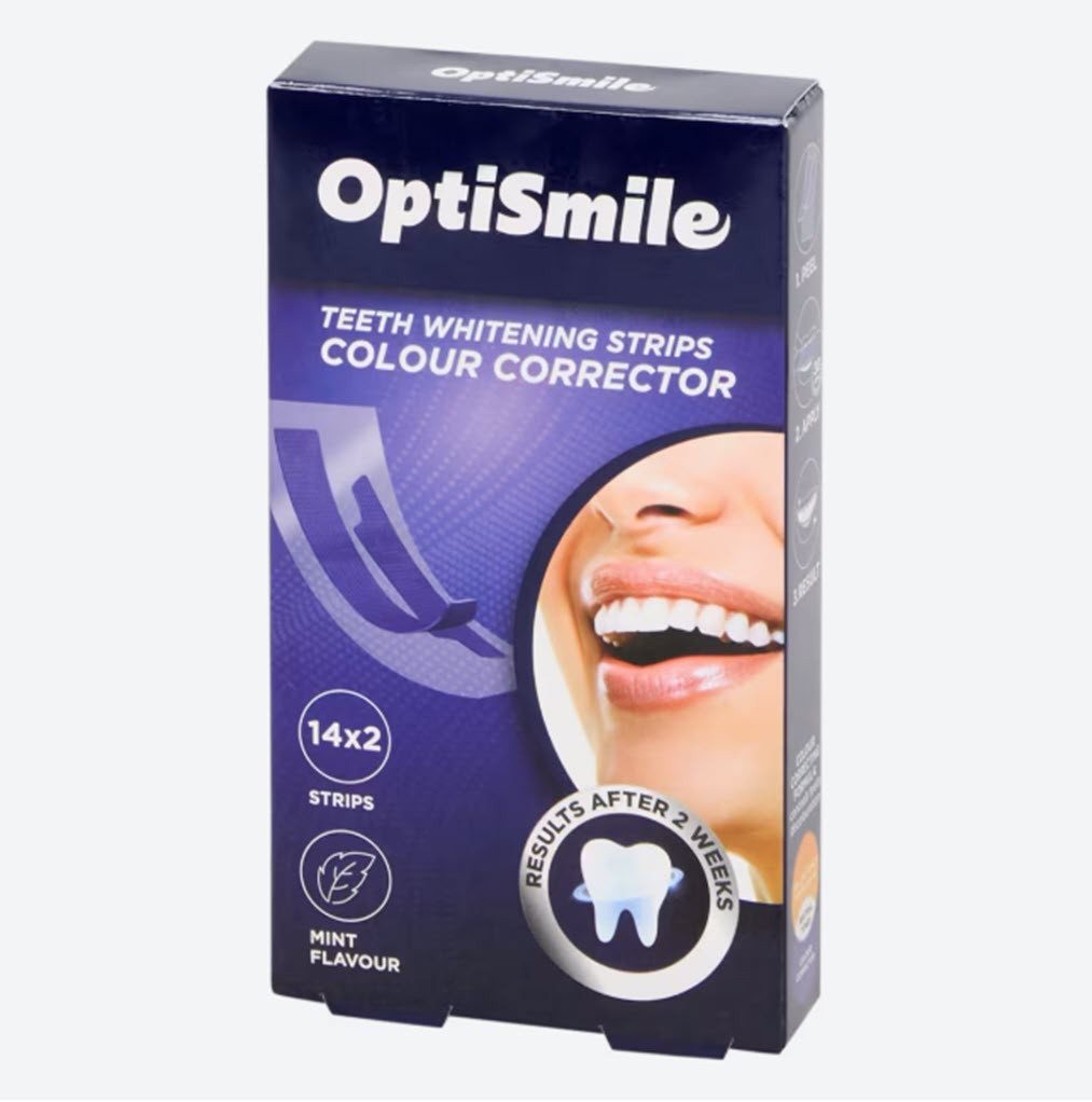 Spectrum Zahnbleaching-Kit Optismile Teeth Whitening Strips Zahnaufheller Streifen 14 St.