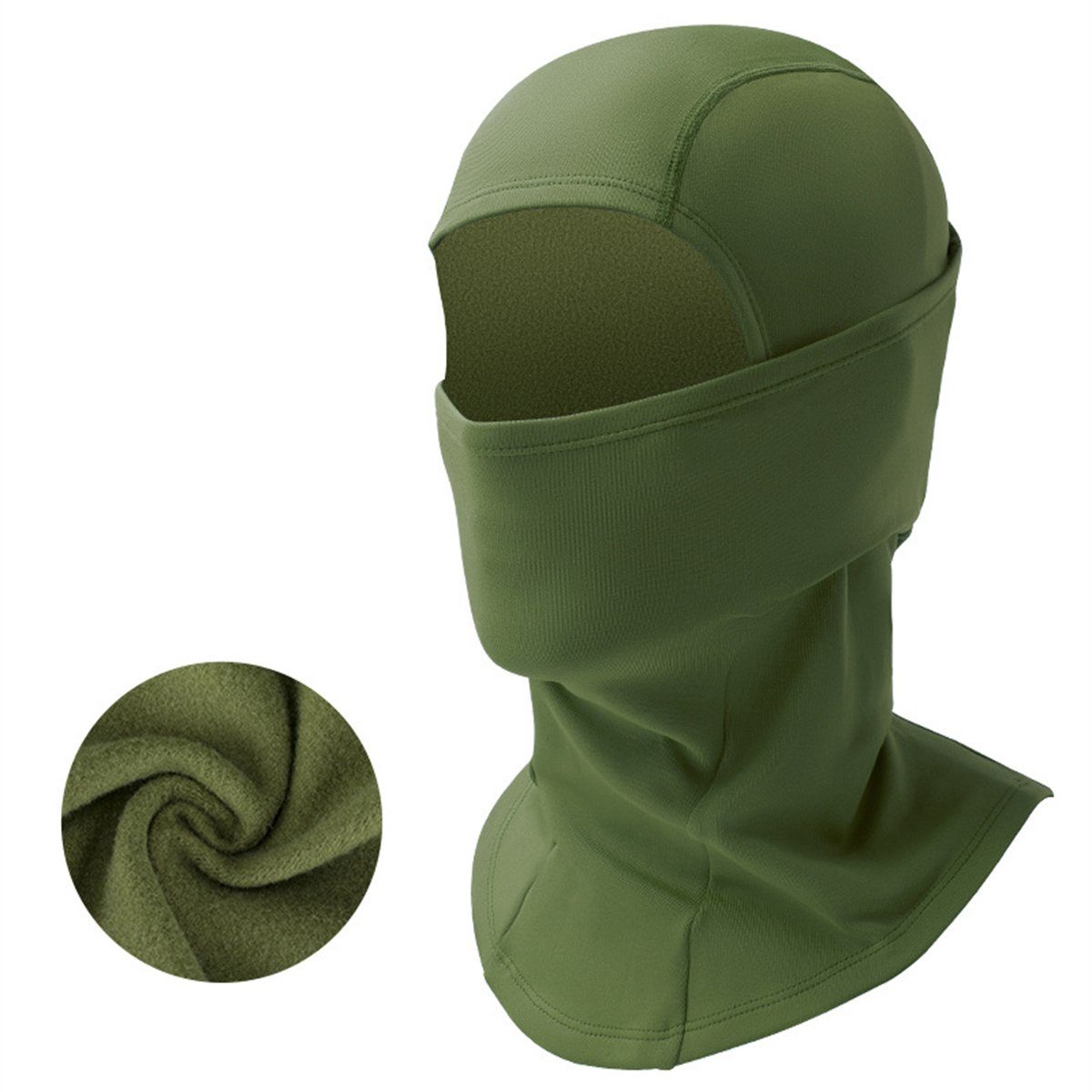Discaver Warme Winter winddichte für Freien Maske Modeschal Armeegrün den im
