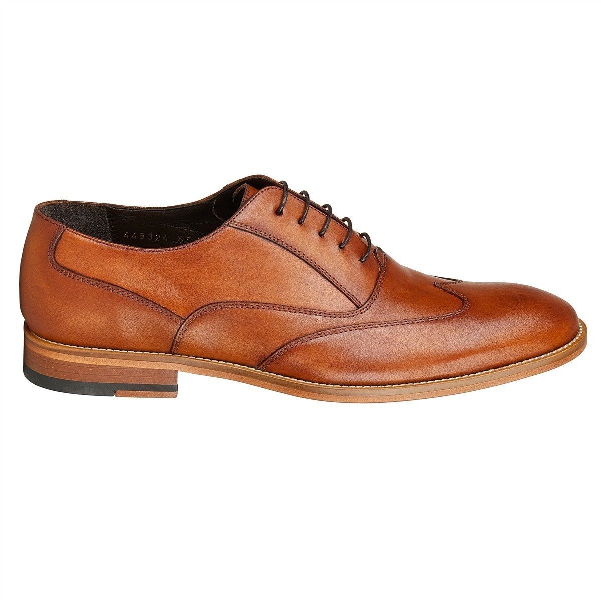 Wilvorst Wilvorst SCHUHE Herren Schnürschuh Kalbsleder Cognac Schnürschuh
