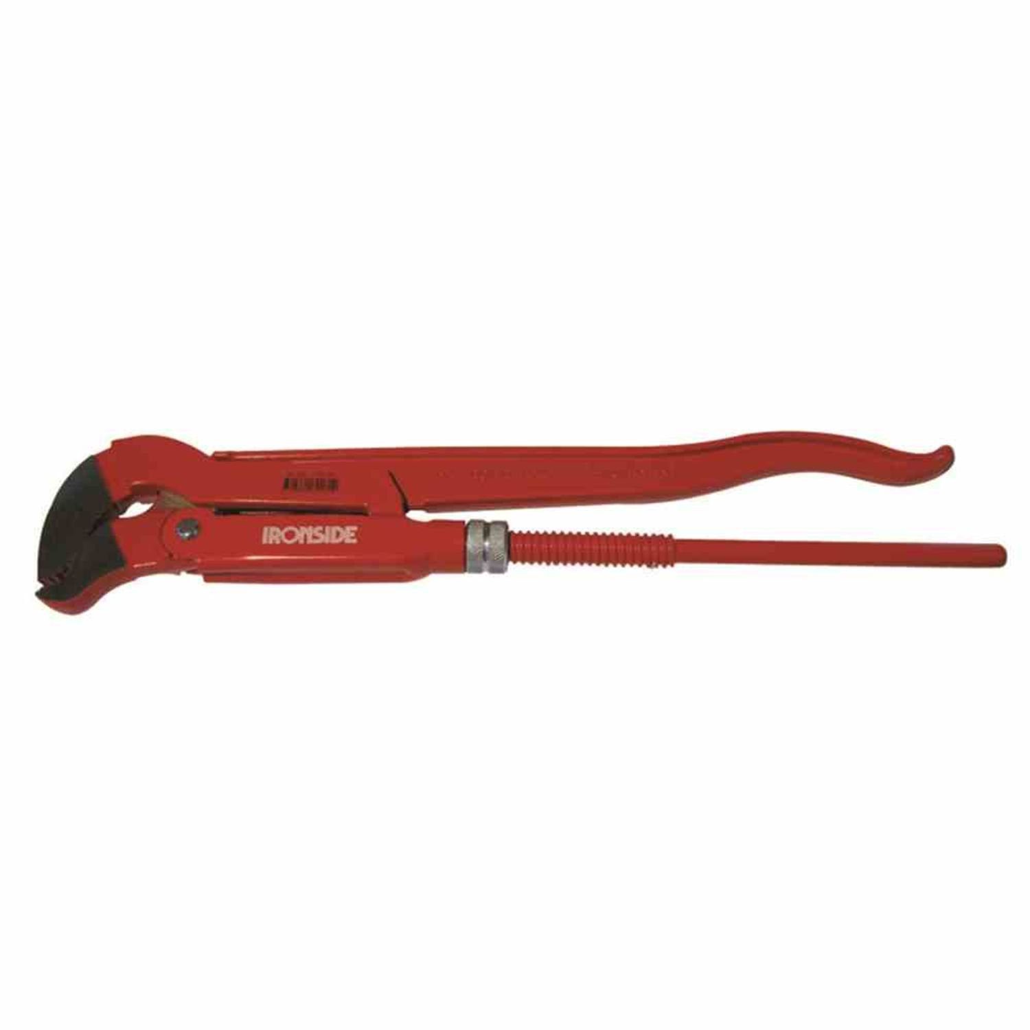 IRONSIDE Eckrohrzange Eckrohrzange S 38mm (1) rot Wasserpumpenzange Zange Zangen Heimwerker