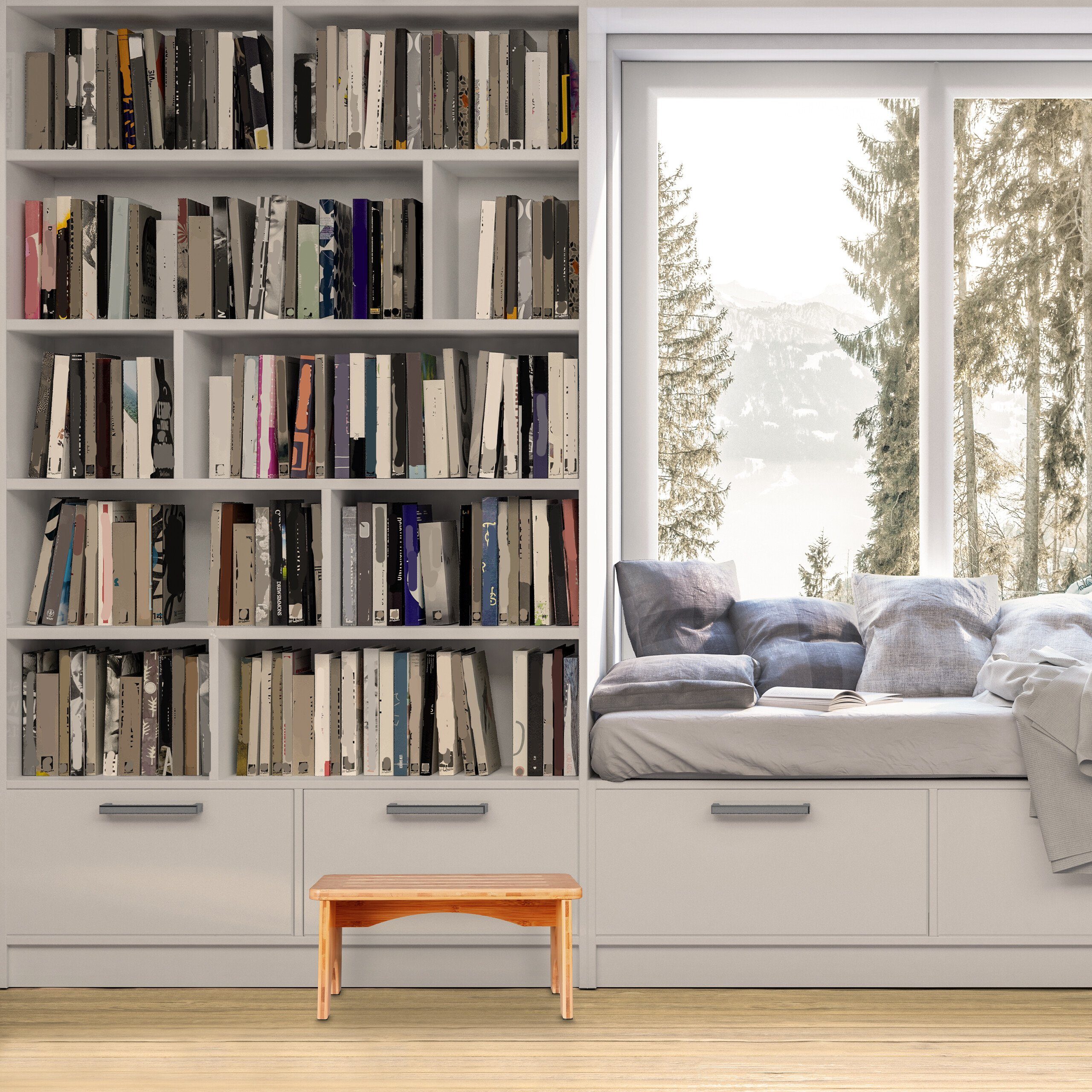 relaxdays Fußhocker Fußbank Bambus günstig online kaufen