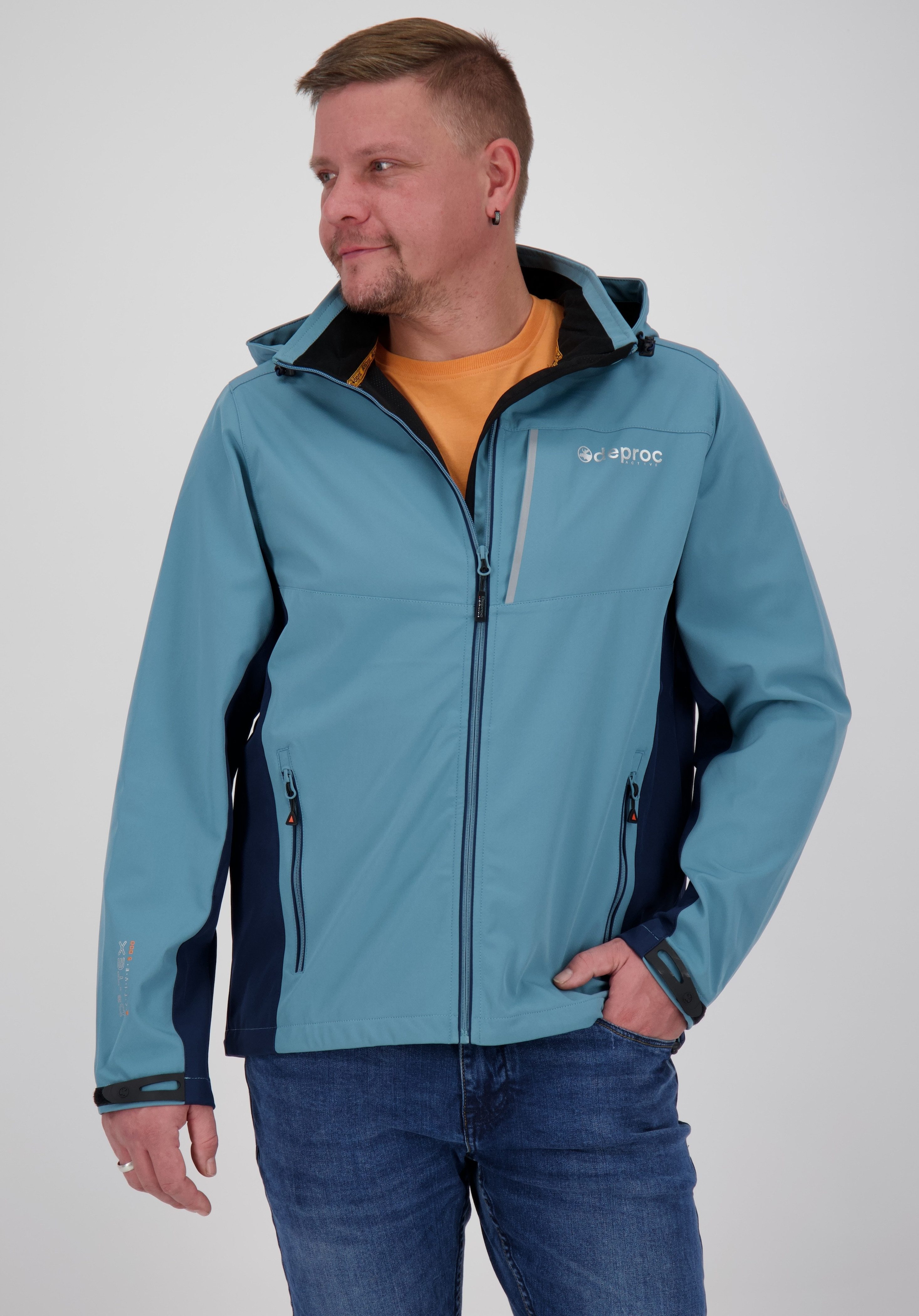 DEPROC Active Softshelljacke NUNAVUT MEN II auch in Großen Größen erhältlich