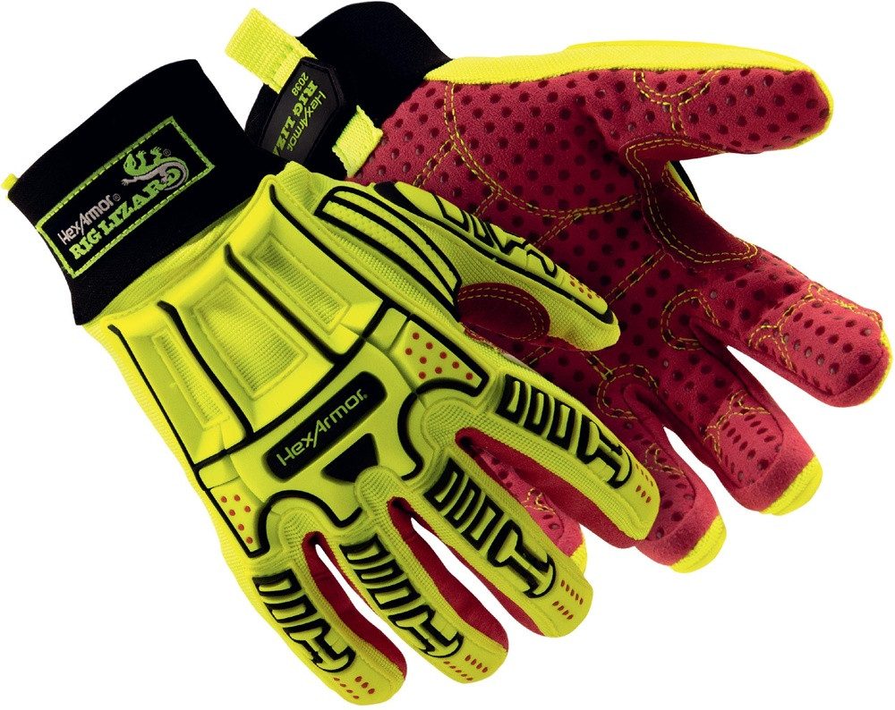 HexArmor Arbeitshandschuh-Set Schutzhandschuh Hexarmor Rig Lizard