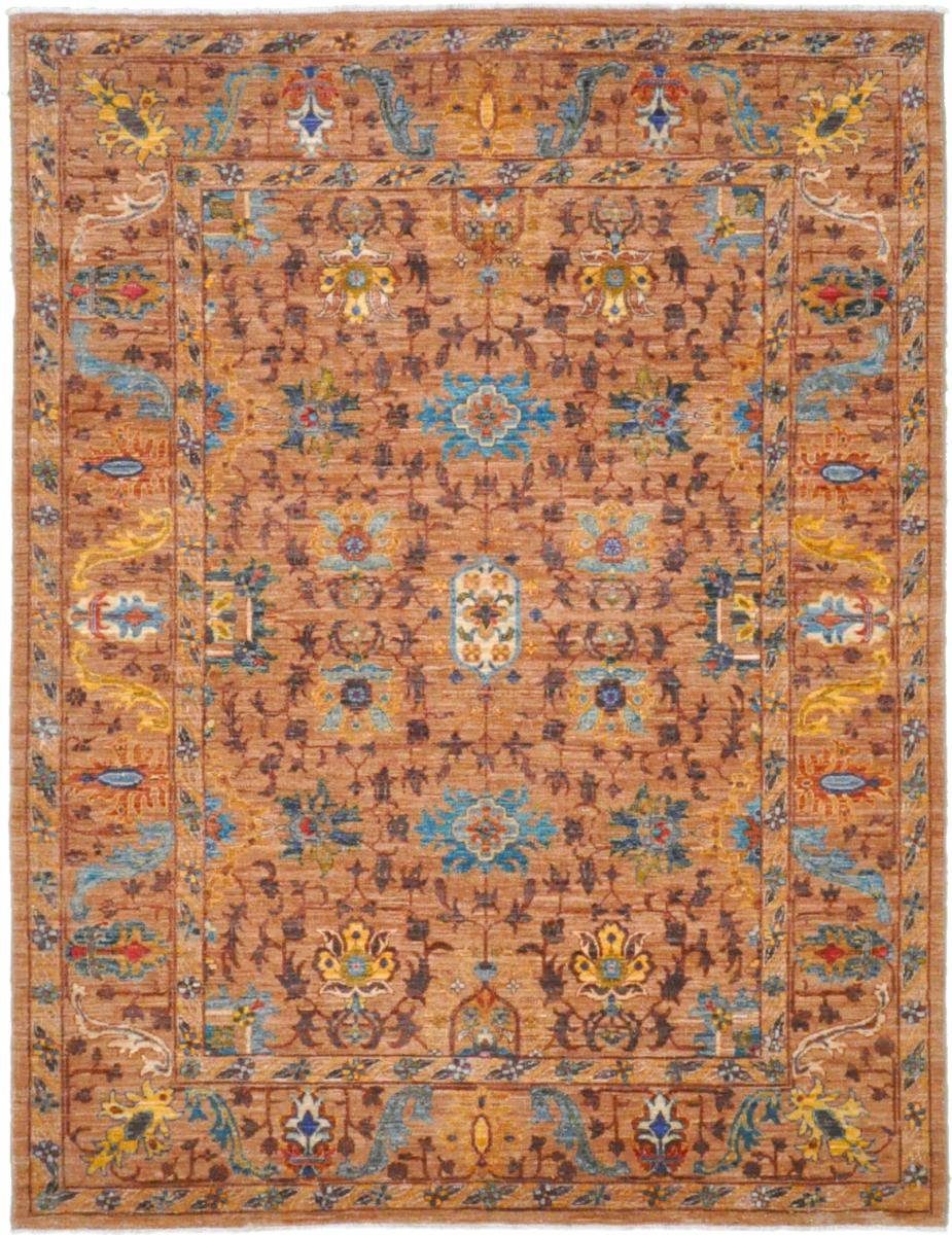 Orientteppich Arijana Klassik Hajjalili 144x191 Handgeknüpfter Orientteppich, Nain Trading, rechteckig, Höhe: 5 mm