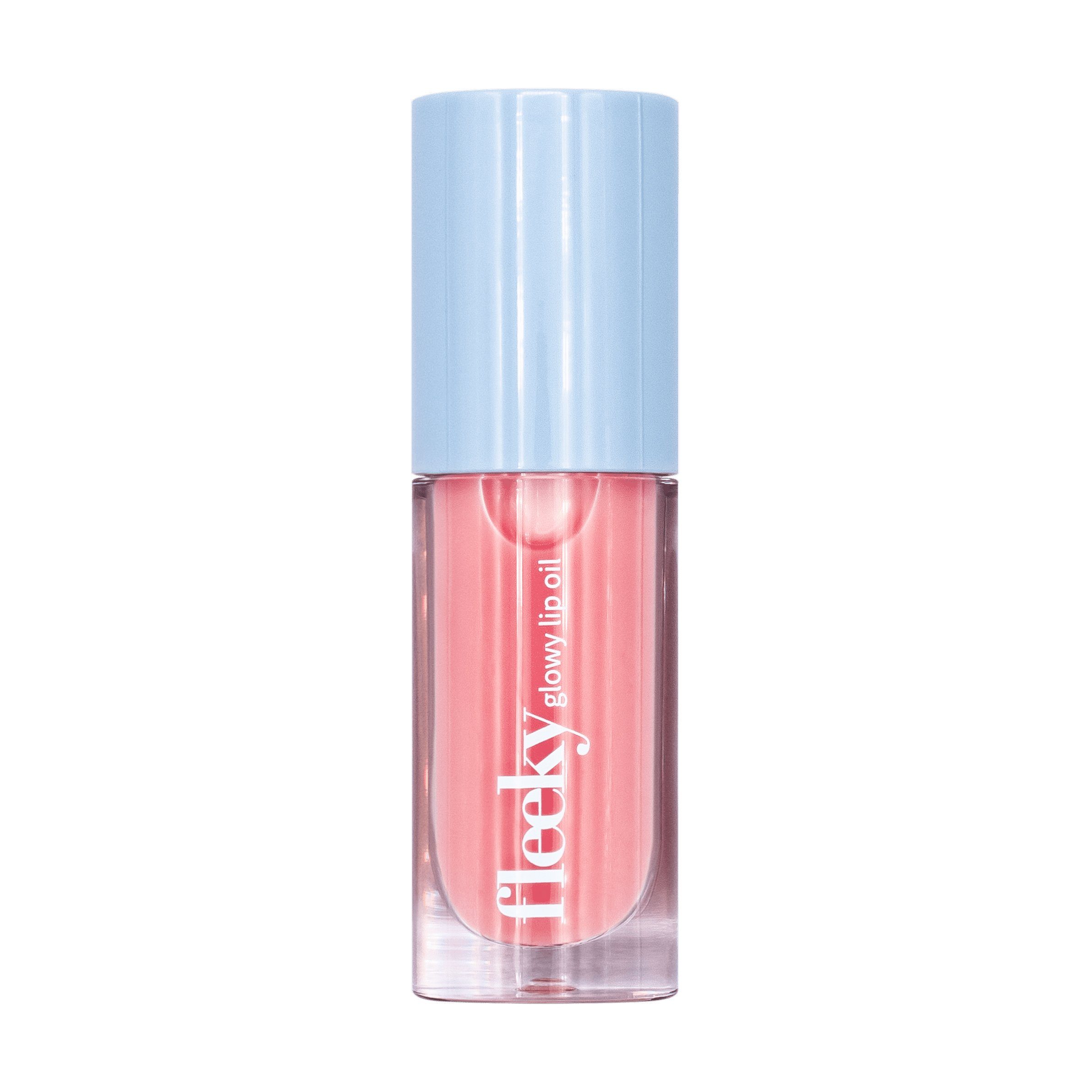 fleeky Lippenöl Glowy Lip Oil - Intensive Pflege mit verführerischem Glanz, Vegane Lippenpflege mit Glow-Effekt & natürlicher Farbtönung