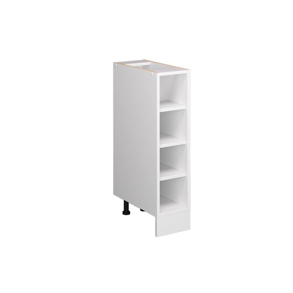 Vicco Küchenregal R-Line Offener Küchenschrank Weiß/Weiß 20 cm ohne Arbeits günstig online kaufen