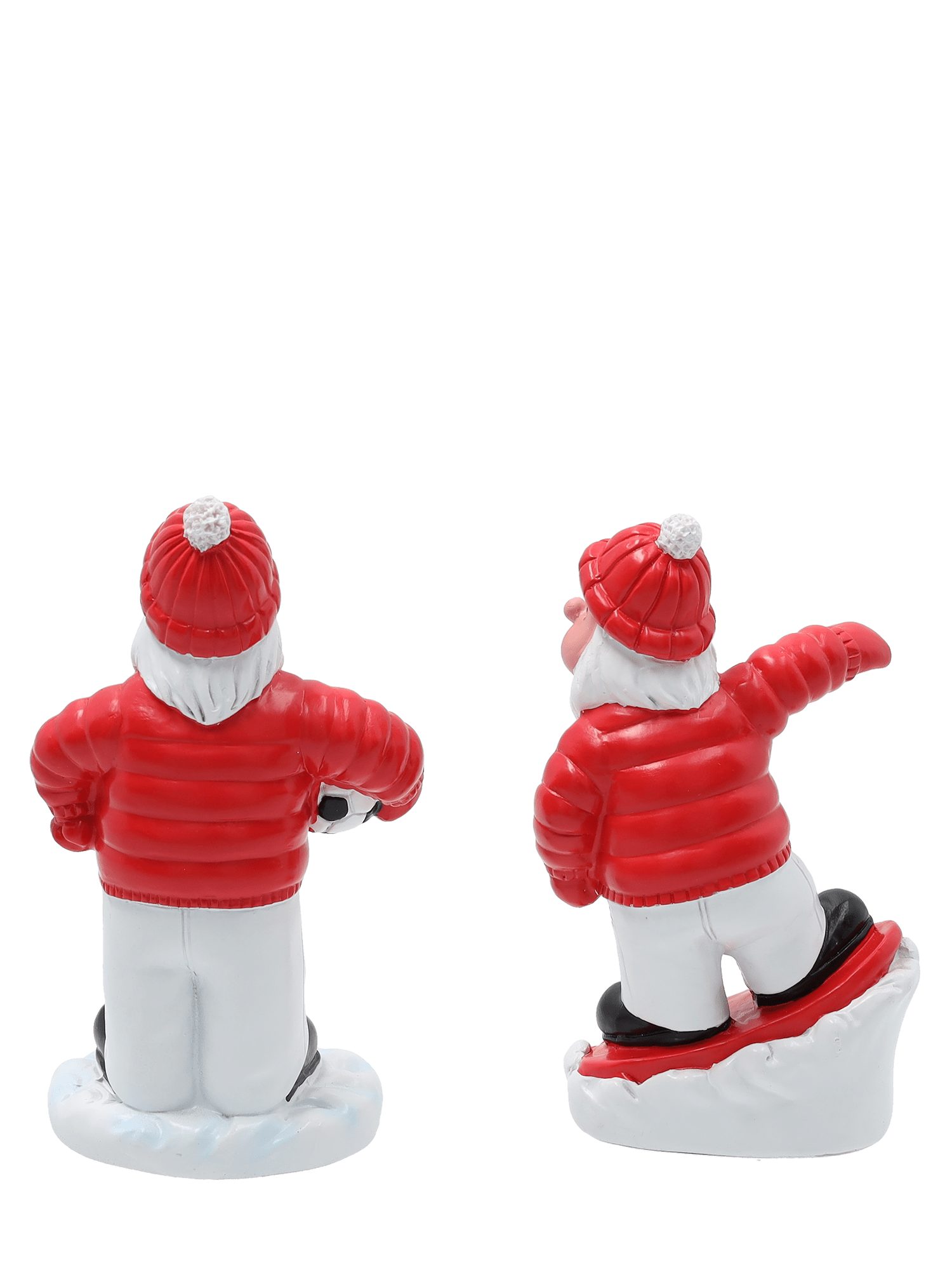 FC Bayern München Weihnachtsfigur FC Bayern München I Weihnachtsfiguren I Dekozwerge I 2er Set, Rot