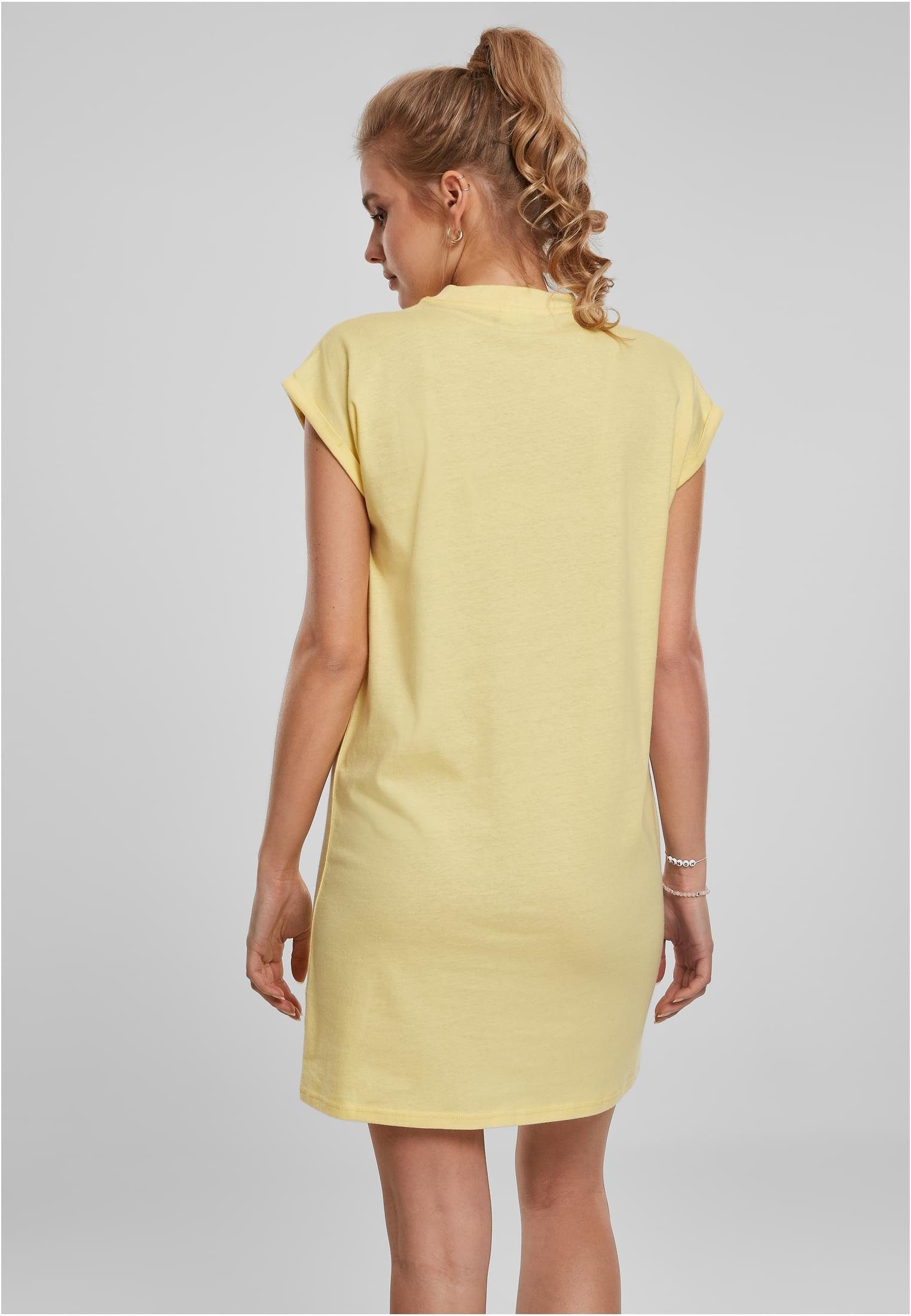 URBAN CLASSICS Jerseykleid Damen Ladies Dress Turtle Extended vintagesun (1-tlg) Shoulder
