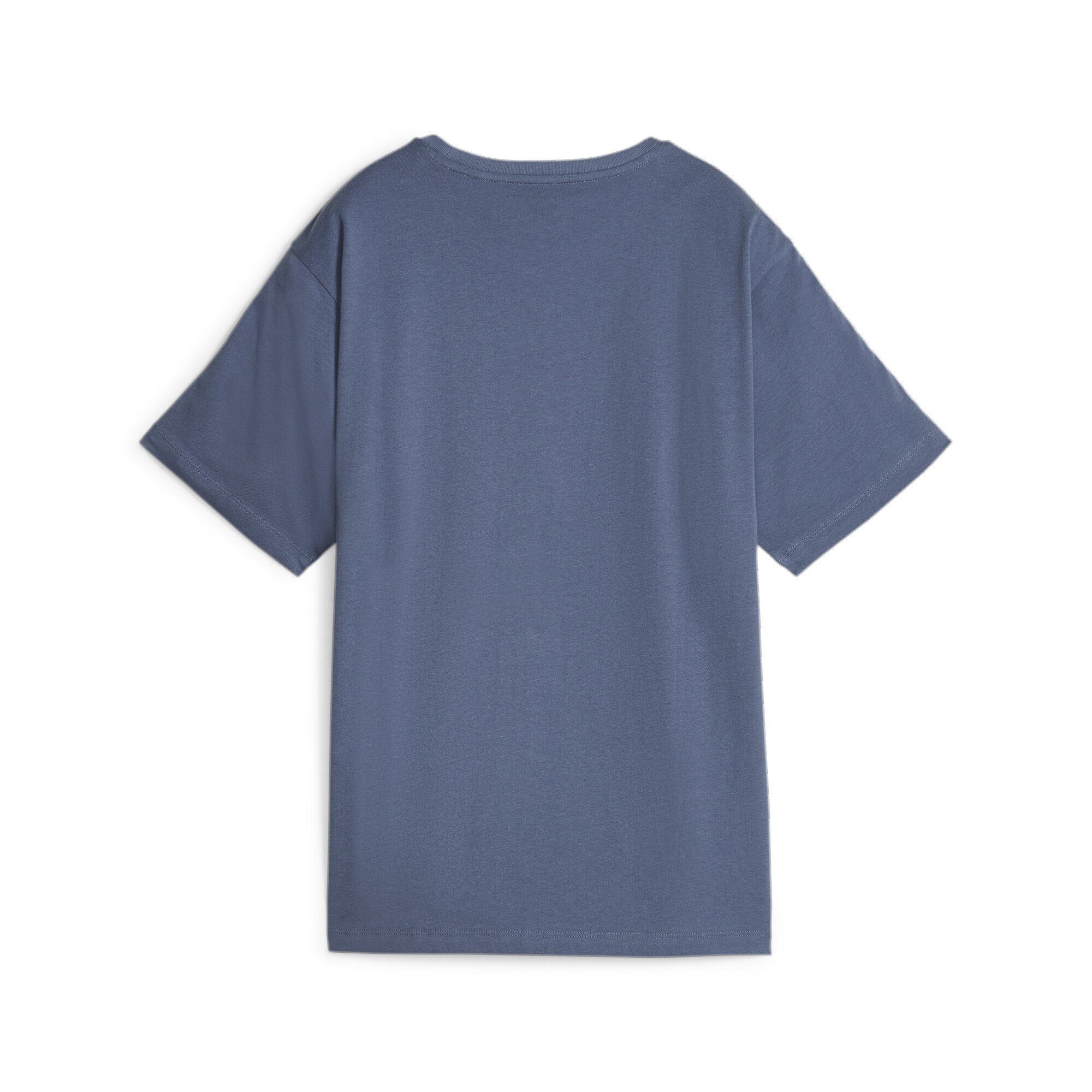 PUMA T-Shirt ESS+ MINIMAL T-Shirt Damen Blue Inky GOLD