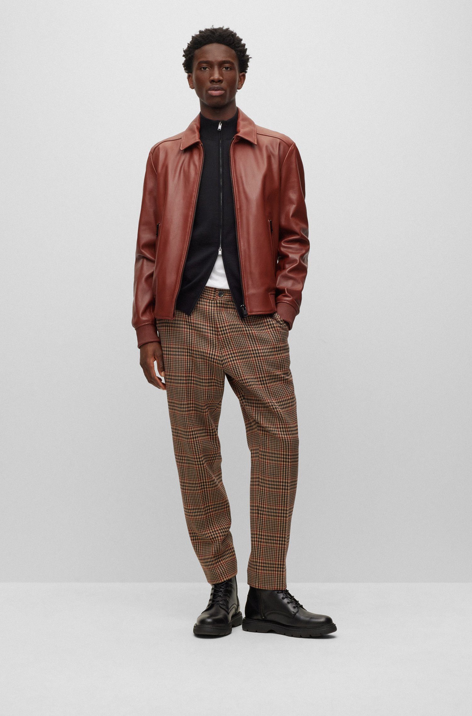 BOSS Strickjacke Balonso (1-tlg)