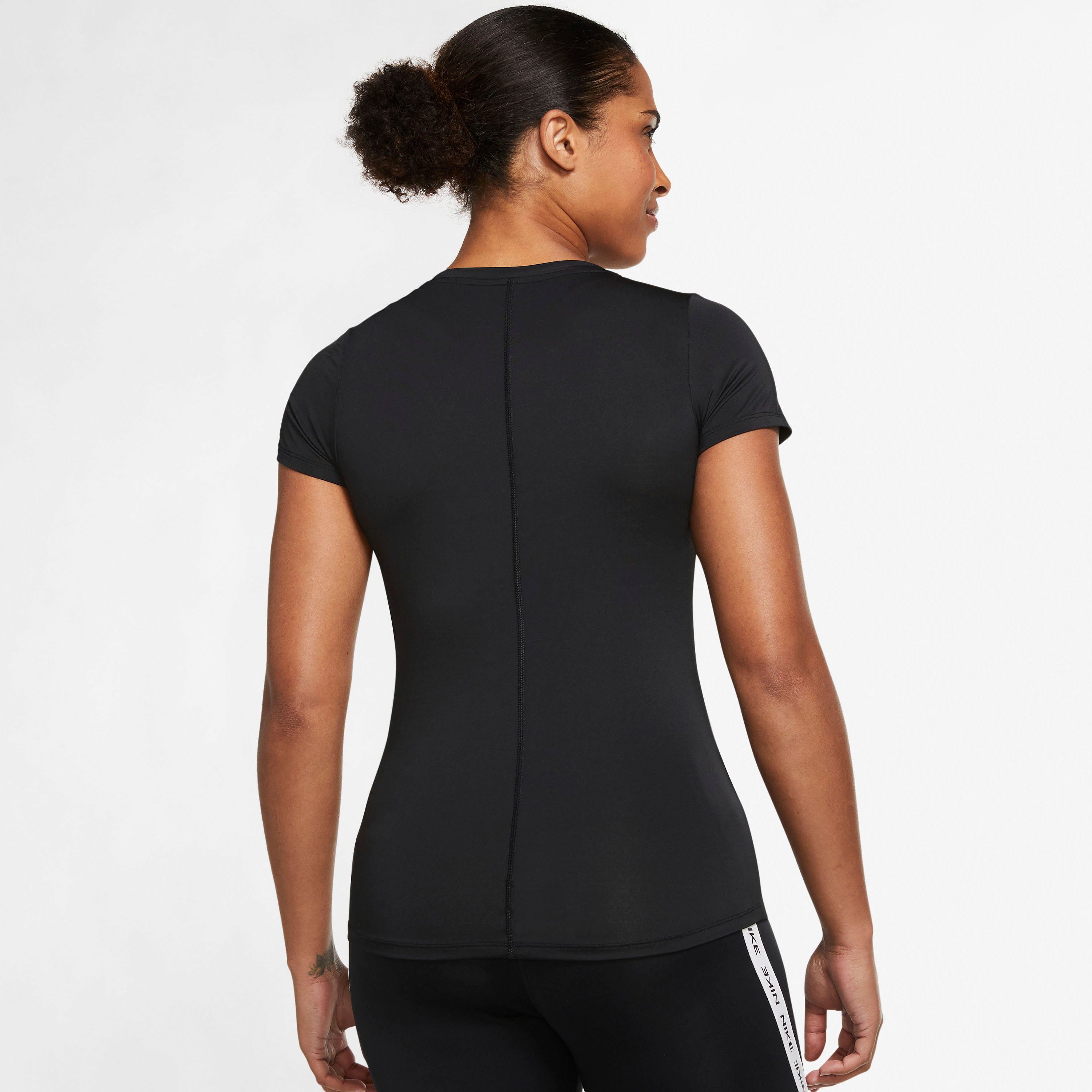 TOP SLIM WOMEN'S schwarz SHORT-SLEEVE ONE DRI-FIT Nike Trainingsshirt FIT