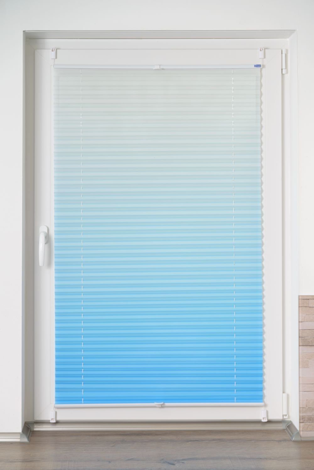 K-HOME Plissee Farbverlauf `Sunrise´, verspannt, Klemmfix, günstig online kaufen