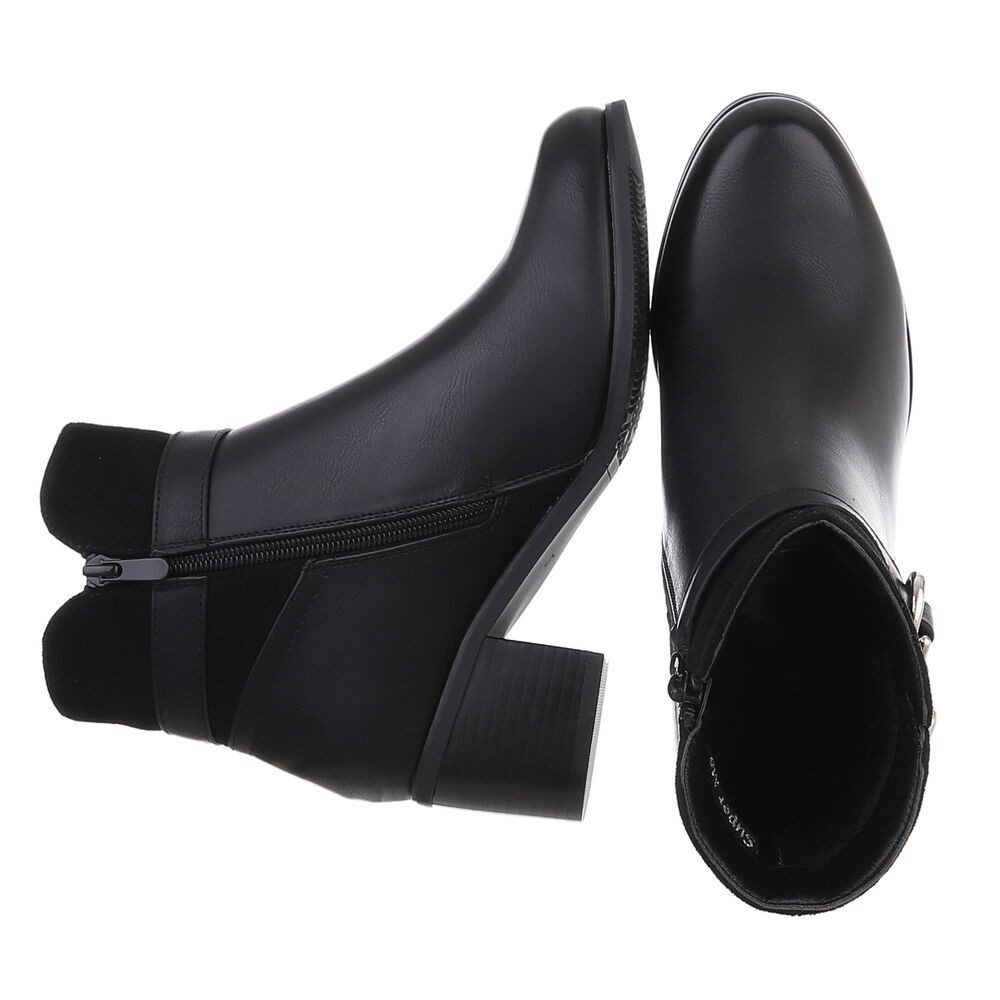 Ital-Design Damen Elegant Stiefelette (88489323) Blockabsatz günstig online kaufen