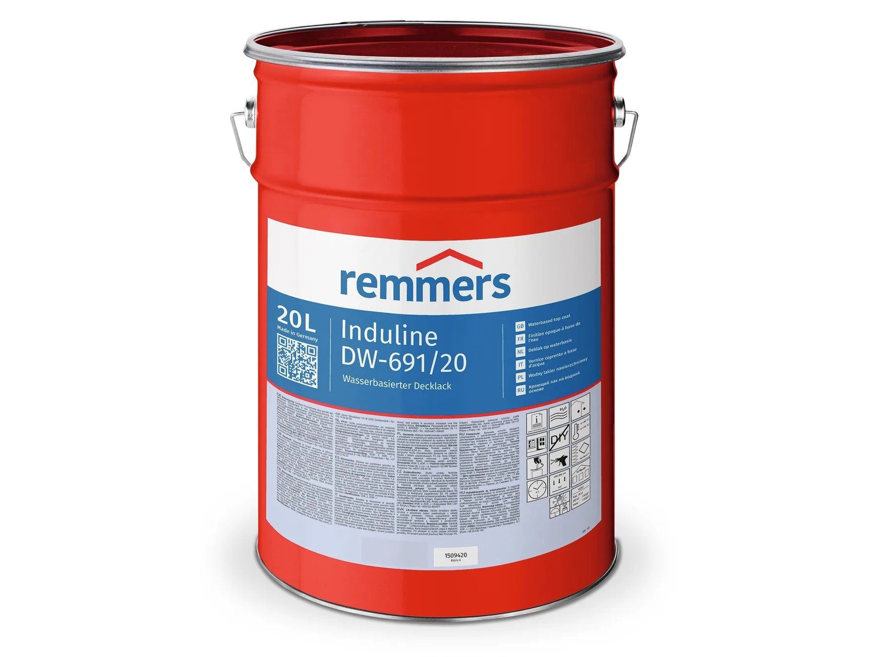 Remmers Wetterschutzfarbe Induline DW-691 weiß 9016) seidenmatt (RAL