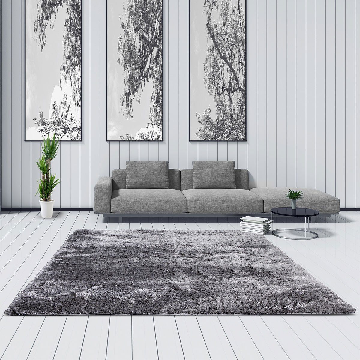 Floordirekt Flokati-Teppich Elite 1A, Erhältlich in 5 Farben & vielen Größen, Teppichläufer, rechteckig