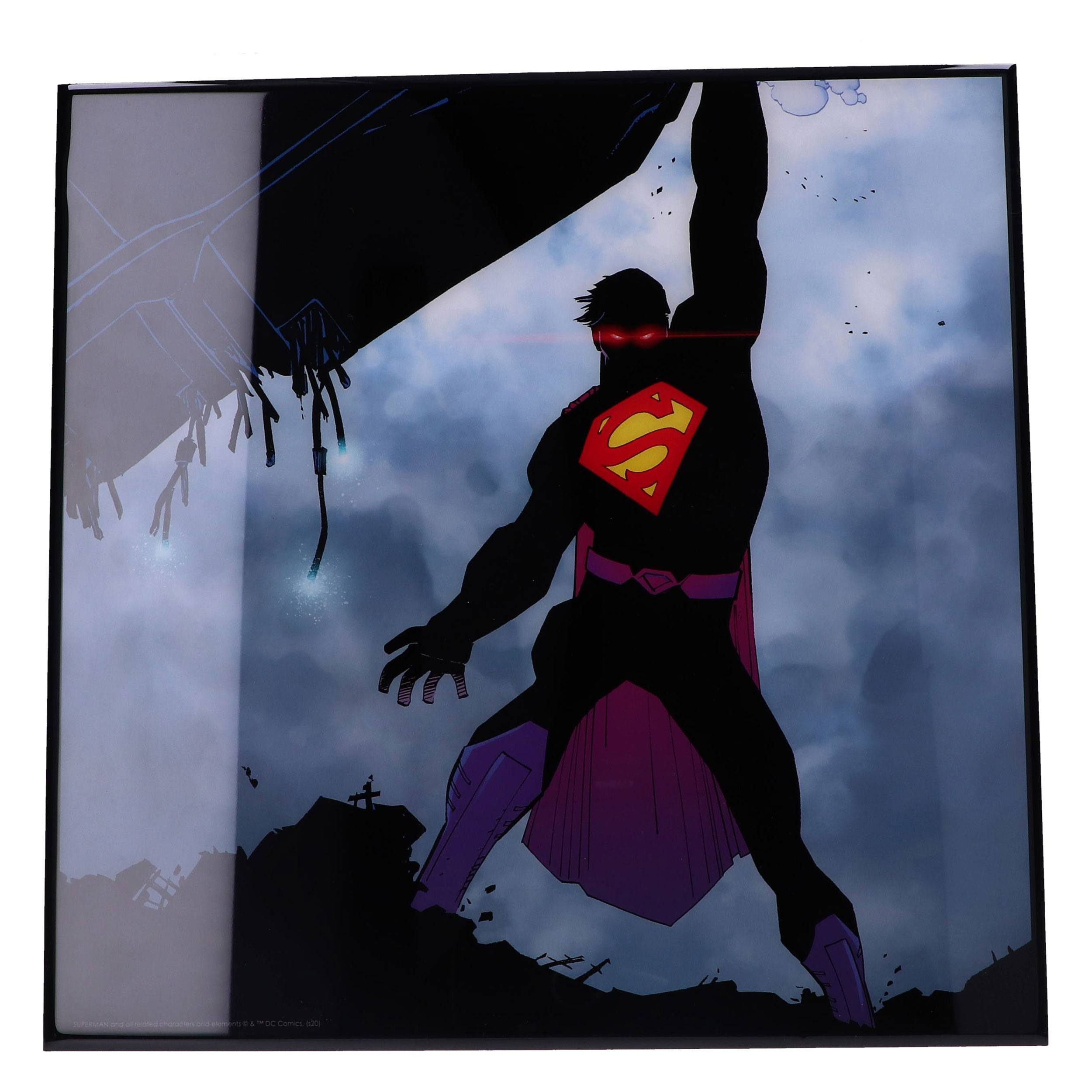 Nemesis Now Wandbild Superman Crystal Clear Picture Wanddekoration 52 32 x 32 cm, (1 St), Mit unvergleichlicher Klarheit.