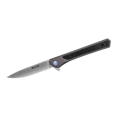 Buck Knives Taschenmesser Buck 264 CAVALIER Einhandmesser mit Aluminium / Carbonfaser Griff