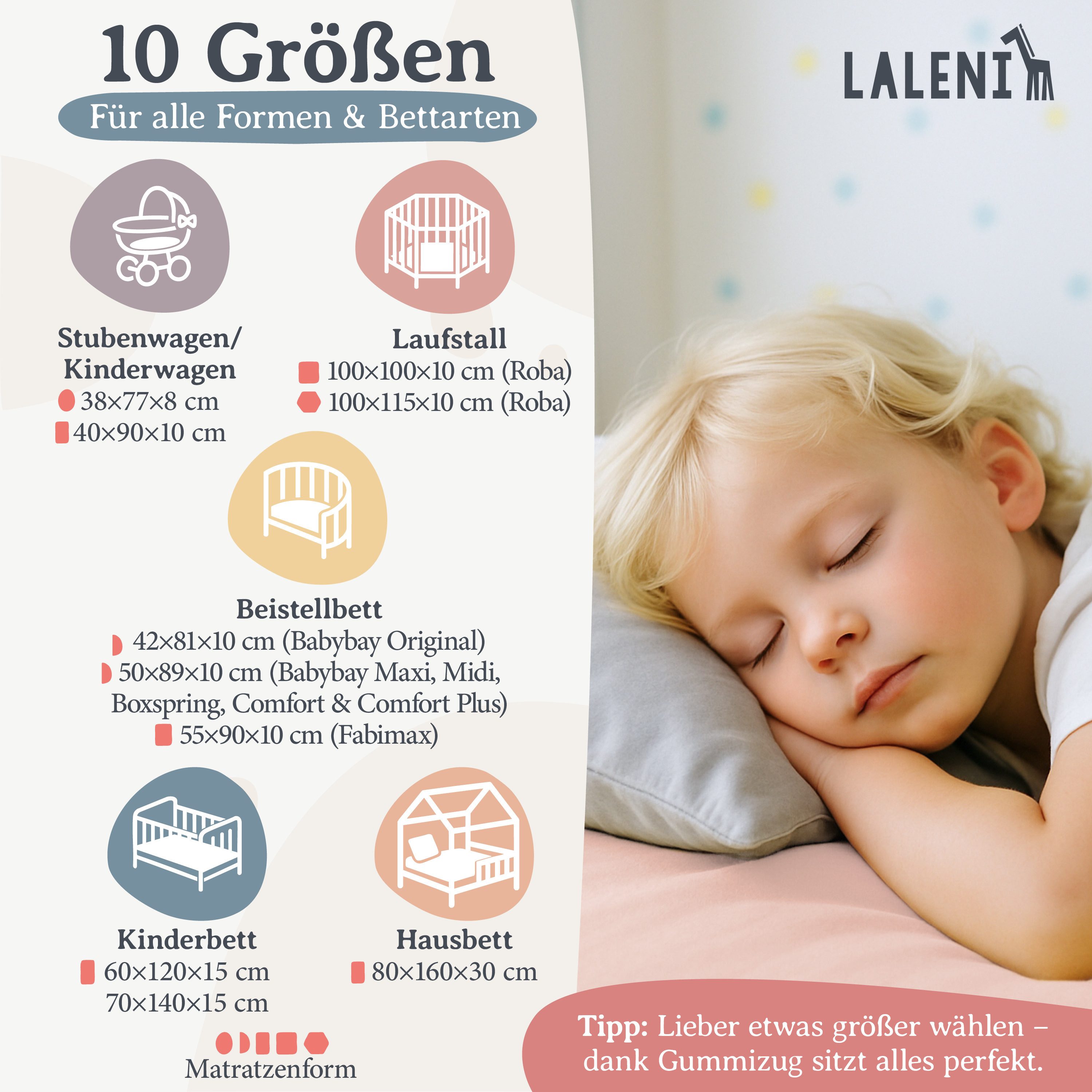 Laleni Spannbettlaken Atmungsaktives weiches und wärmendes günstig online kaufen