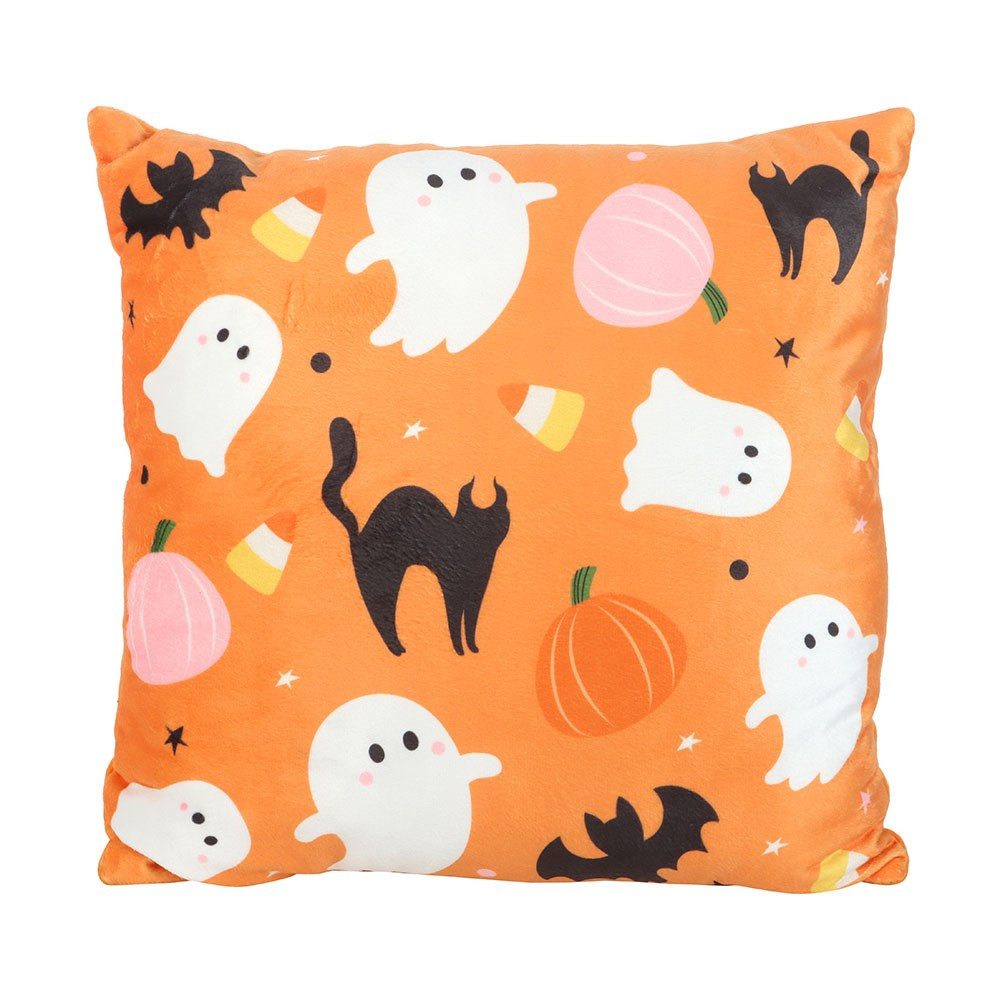 Something Different Dekokissen Halloween Kissen Geister, Katzen & Kürbisse 35x35cm Dekokissen Gothic, Halloween Kissen Geister, Katzen & Kürbisse 35x35cm Dekokissen Gothic