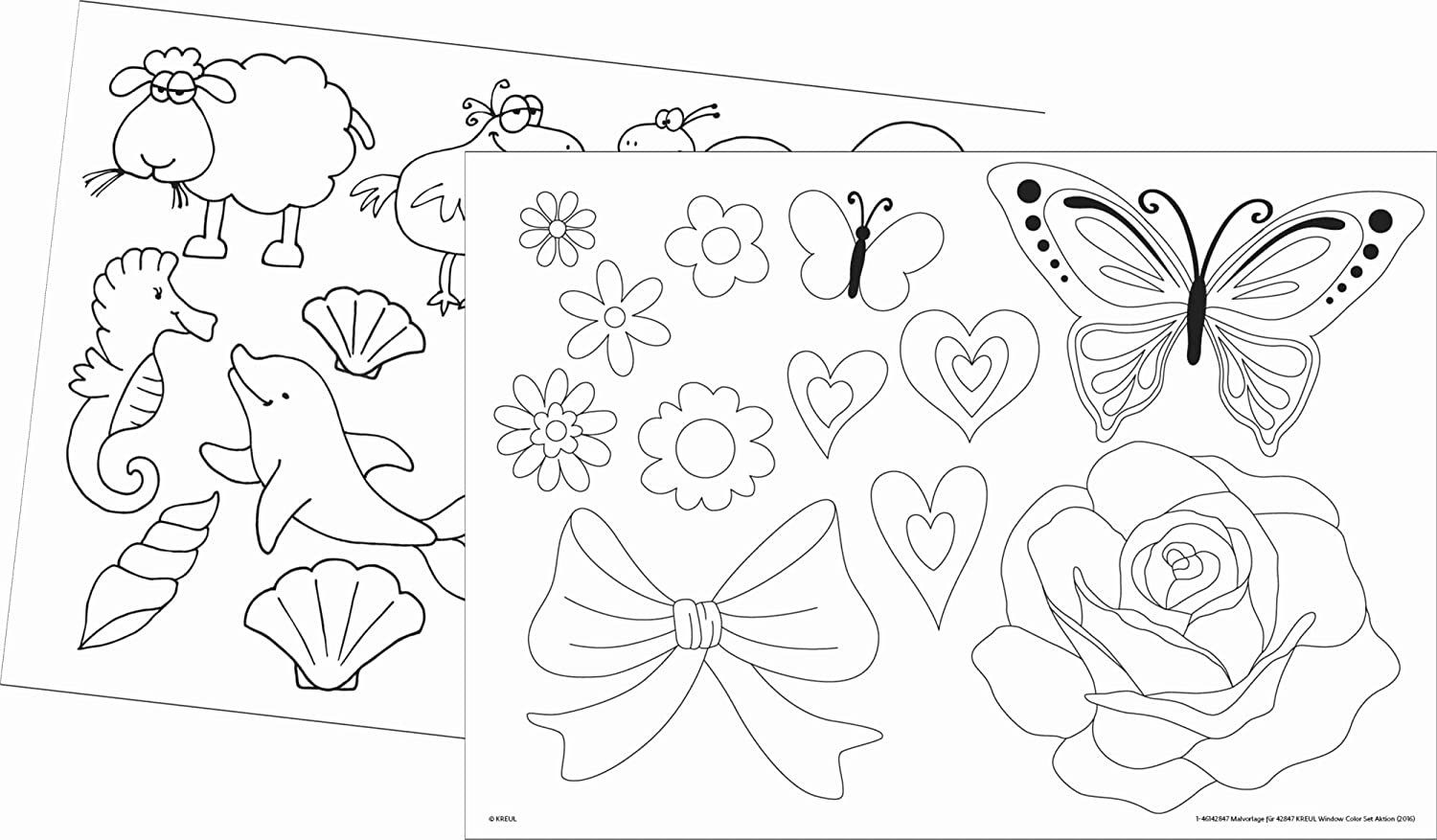 Kreul Sticker KREUL Window Color Hobby Line "Glas Design", Aktions-Set günstig online kaufen