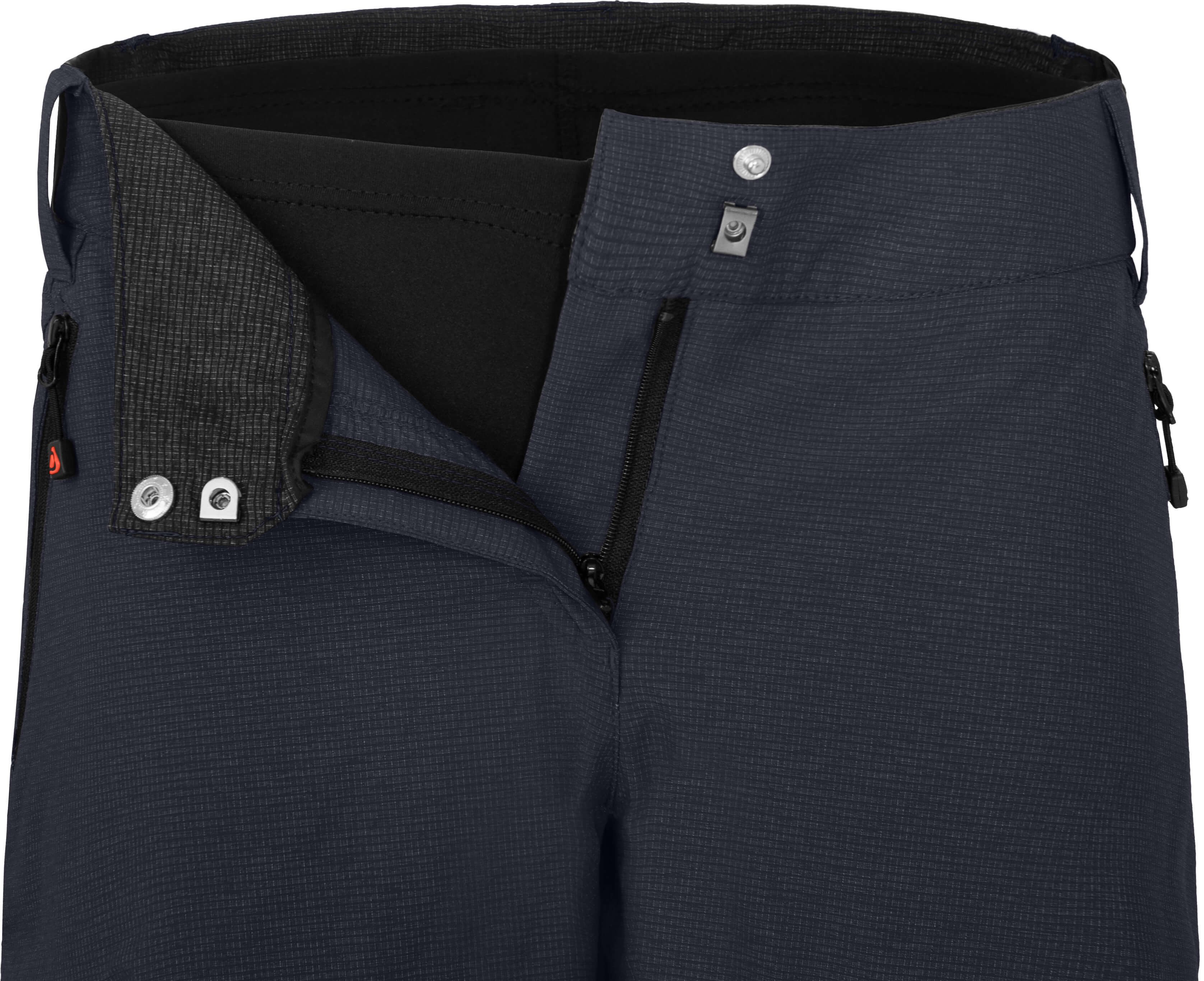 Bergson Fahrradhose VINA Capri Damen 3/4 Radhose 2in1 (mit gepolsterter Innenhose), robust, elastisc