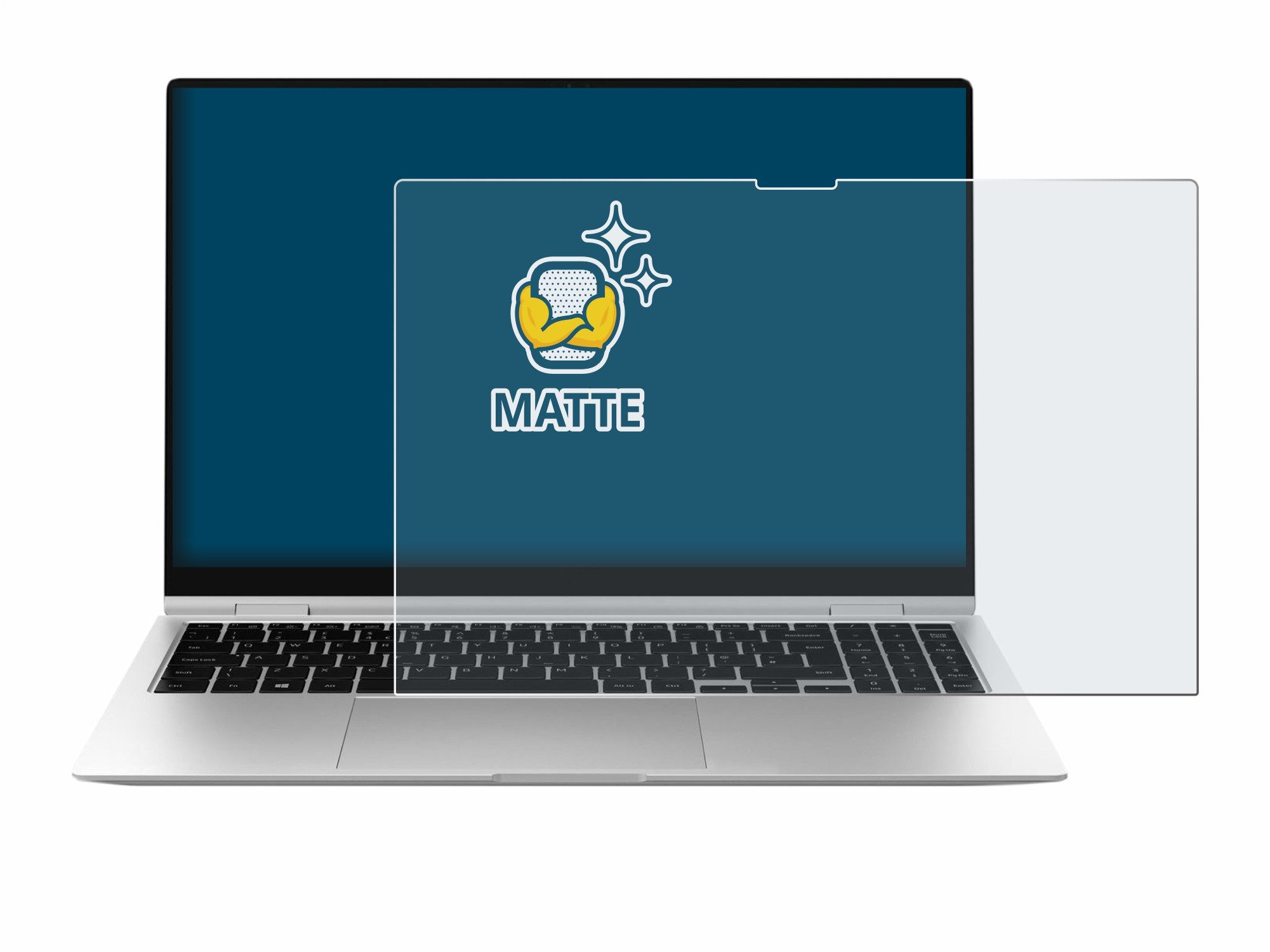 BROTECT Displayschutzfolie Schutzfolie für Samsung Galaxy Book2 Pro 360 15.6", Displayschutz Schutz Folie Matt Entspiegelungsfolie