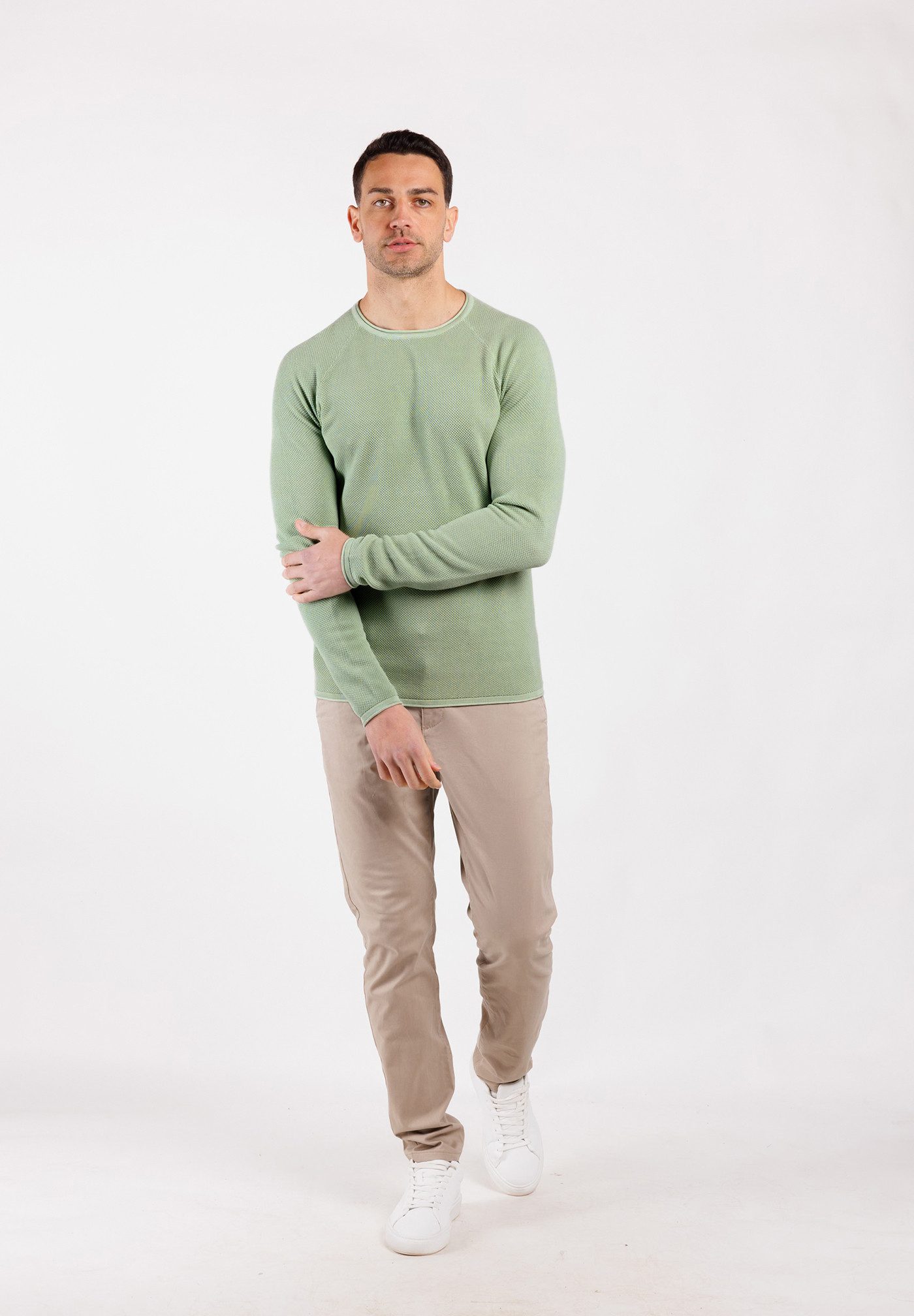 Key Largo Rundhalspullover MST THOMAS round neck (1-tlg) günstig online kaufen