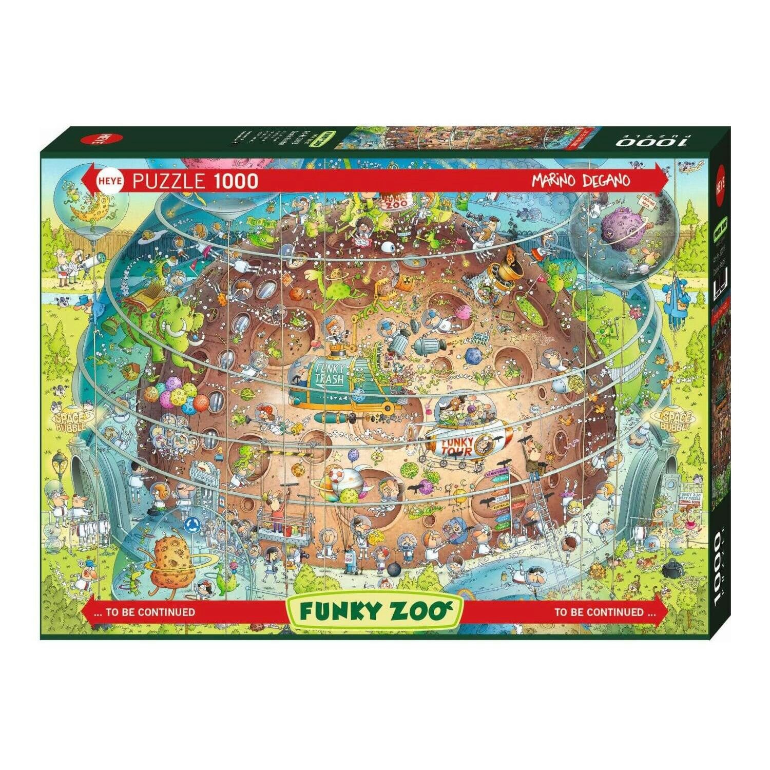 HEYE Puzzle Cosmic Habitat, 1000 Puzzleteile