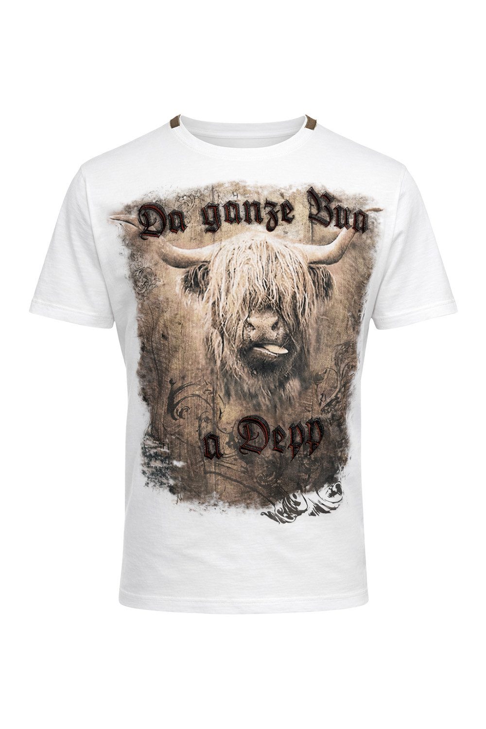 Hangowear T-Shirt Hangowear Herren T-Shirt Merlin - weiß