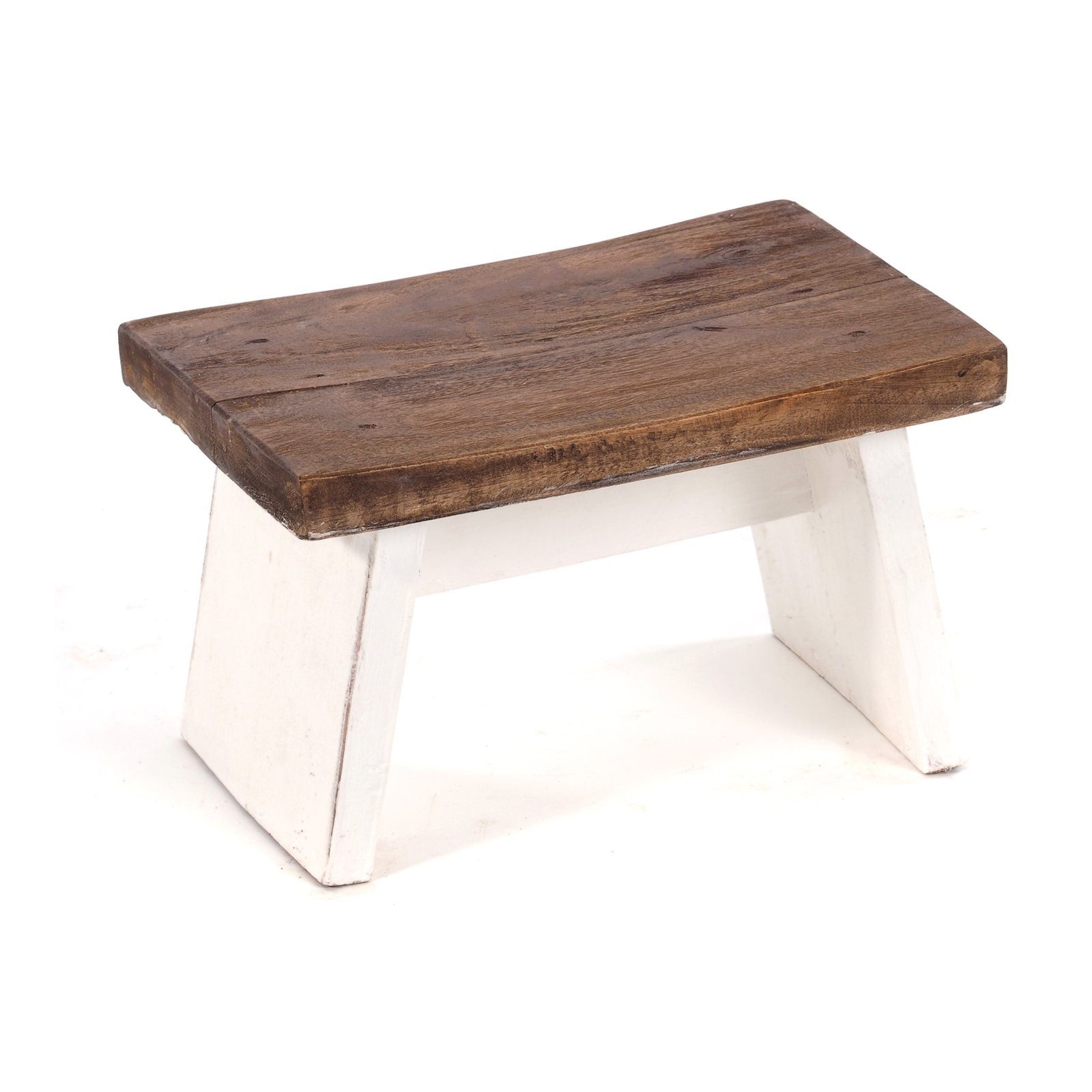 DESIGN DELIGHTS Hocker NOSTALGISCHER FUßHOCKER "SCHEMEL", Altholz massiv, H günstig online kaufen