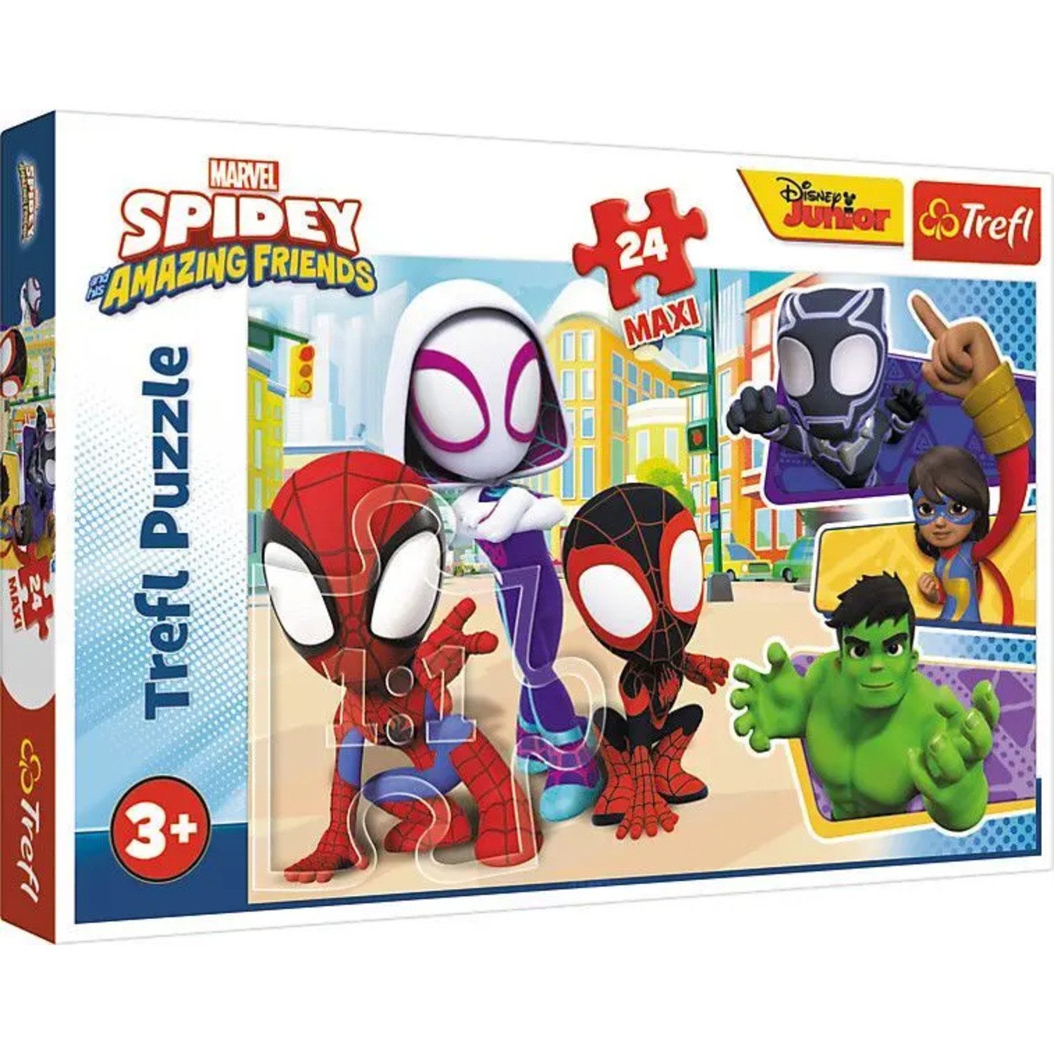 Trefl Puzzle Maxi Puzzle 24 Teile - Marvel Spidey, 24 Puzzleteile