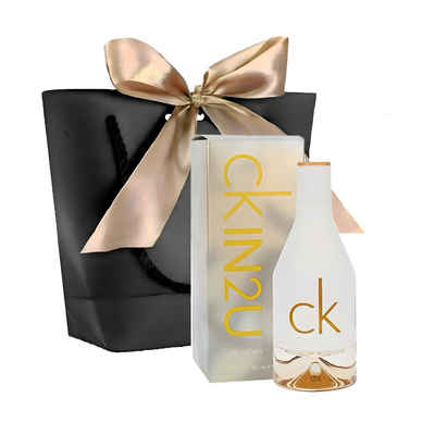 Eau de Parfum Calvin Klein CK IN2U For Her Geschenk Duftset Damenparfum, 2-tlg., Parfumkollektion, Sinnliche orientalisch-blumige Duftnoten