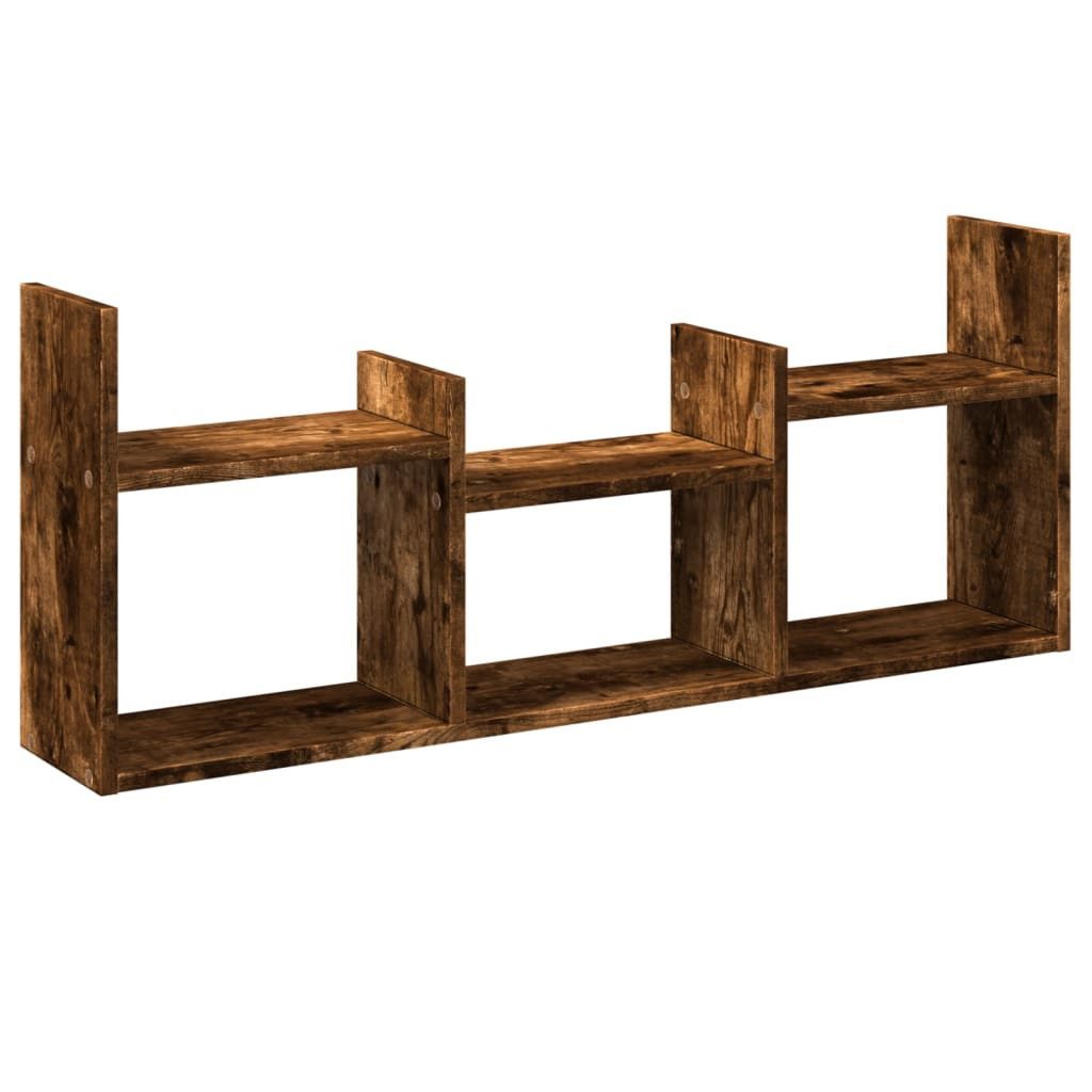 vidaXL Regal Wandschrank 100x18x40 cm Räuchereiche günstig online kaufen
