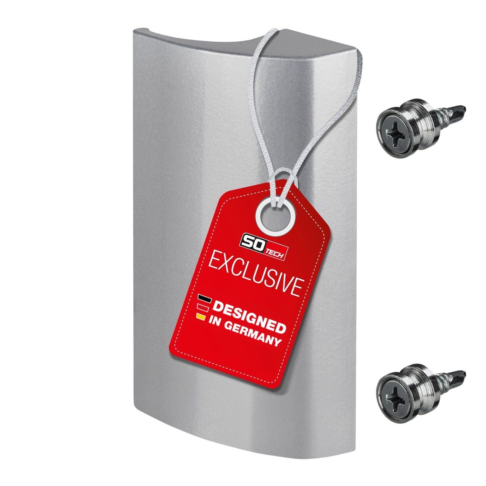 Thumbnail - SO-TECH® Türgriff Balkontürgriff SEJA II für Terrassentür Ziehgriff Aluminium, silber - 85 x 40 x 20 mm
