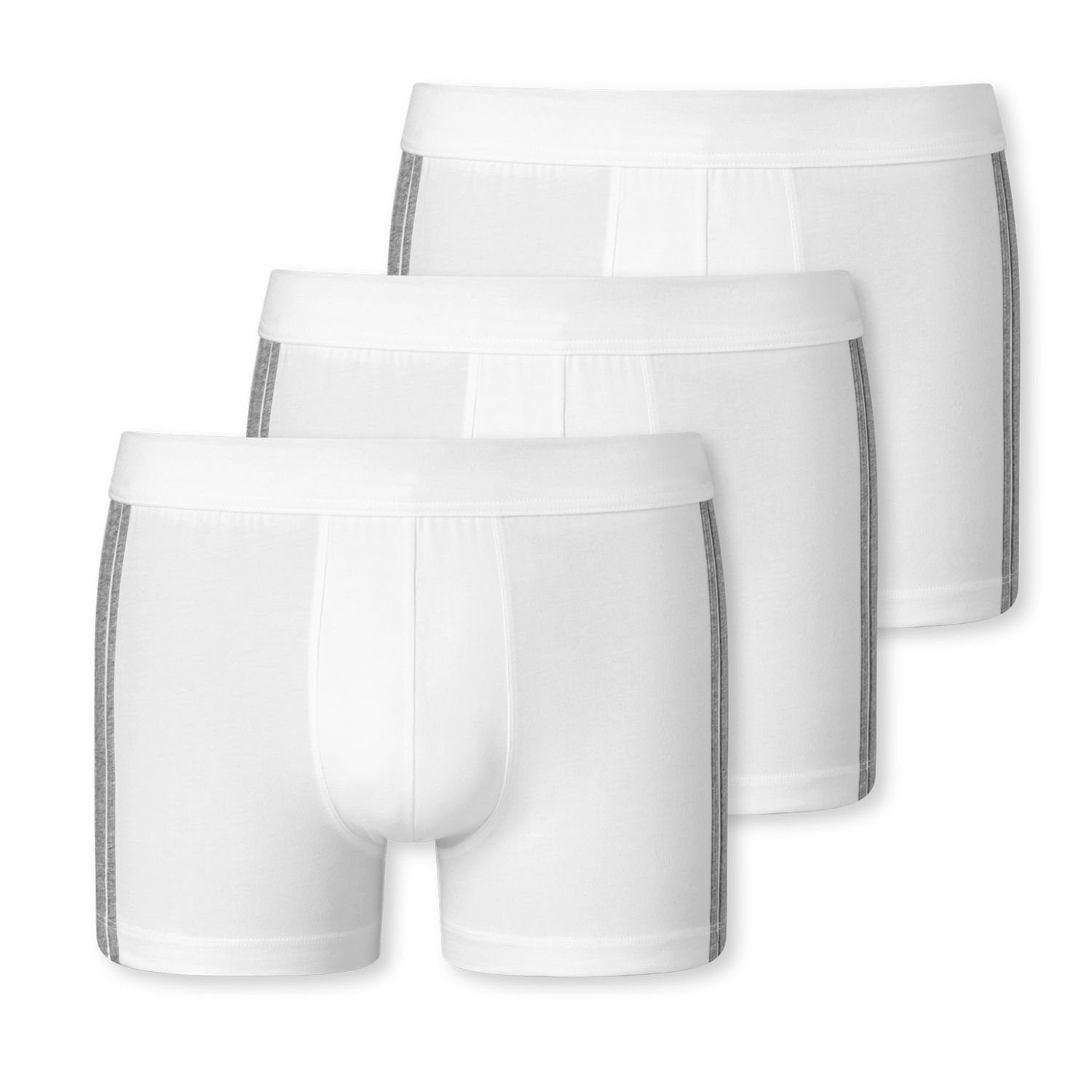 Schiesser Boxershorts (3-St) mit seitlichen Streifen im 3er Pack günstig online kaufen