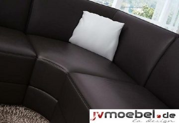 JVmoebel Ecksofa, Wohnlandschaft Couch Polster Eck Designer Ledersofa Big Sofa