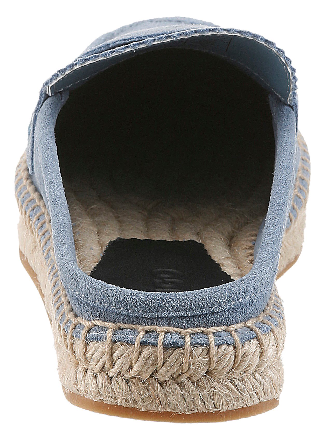 HUGO Brinn_Muleloaf Sabot Mules, Sommer Loafer, Schlupfschuh, Slipper mit Jutesohle