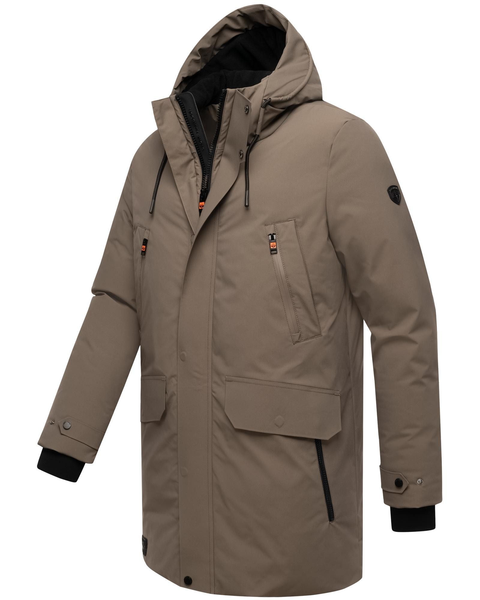 Stone Harbour Wintermantel Kitraan XX Langer Herren Winterparka mit zahlreichen Taschen – Bild 2 von 5