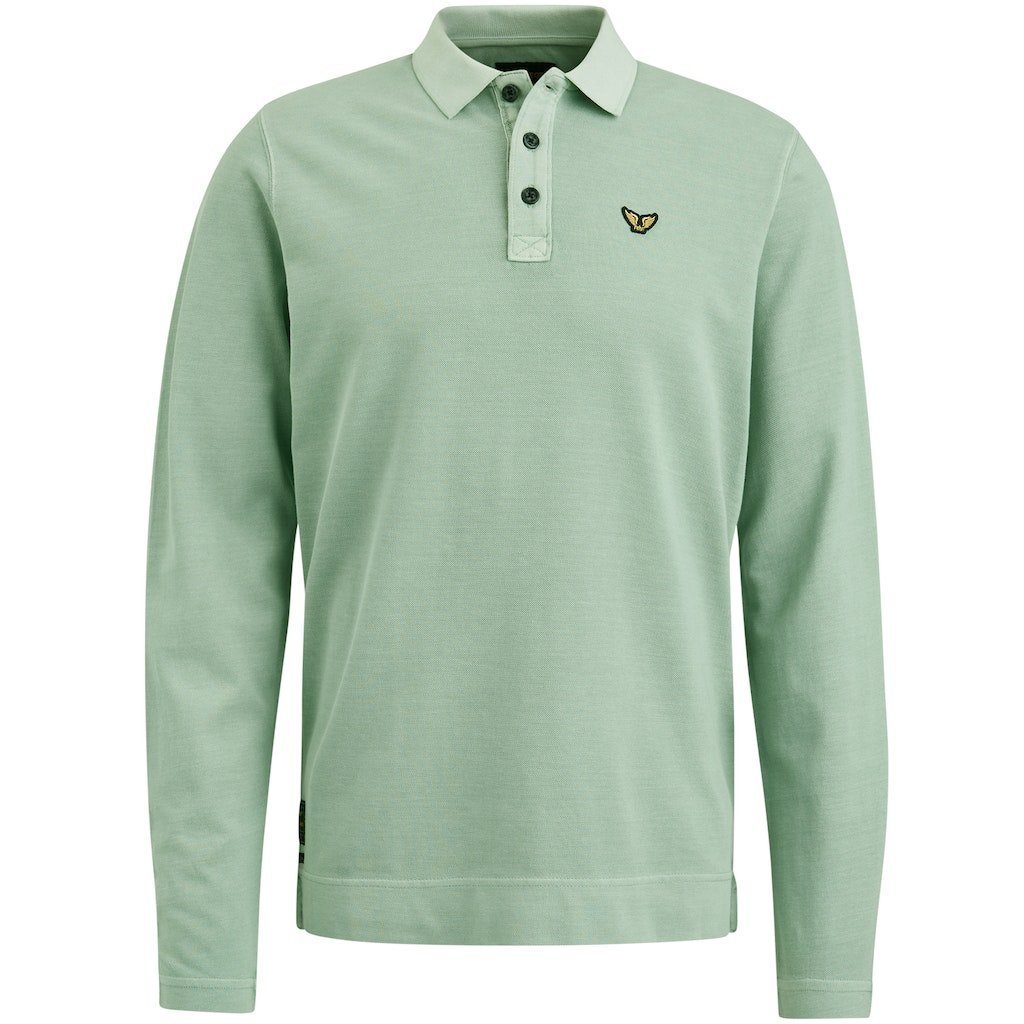 Long / T-Shirt grün polo garment sleeve He.T-Shirt PME PME dye LEGEND LEGEND / pique