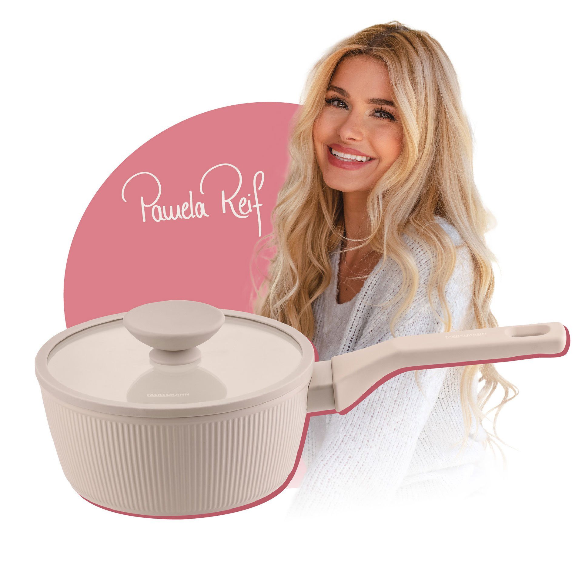 FACKELMANN Kochtopf mit Stiel, Saucentopf, Topf