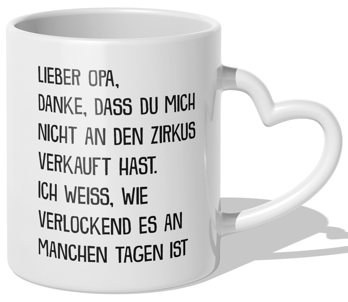 22Feels Tasse Opa Geschenk Geburtstag Grossvater Rentner Kaffeetasse Männer Familie, Keramik, Made In Germany, Spülmaschinenfest, Herzhenkel