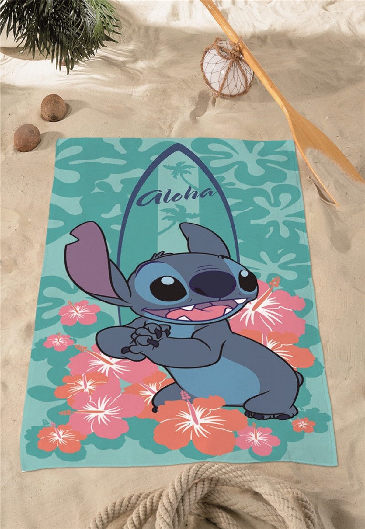 Lilo & Stitch Strandtuch Kinder Badehandtuch günstig online kaufen