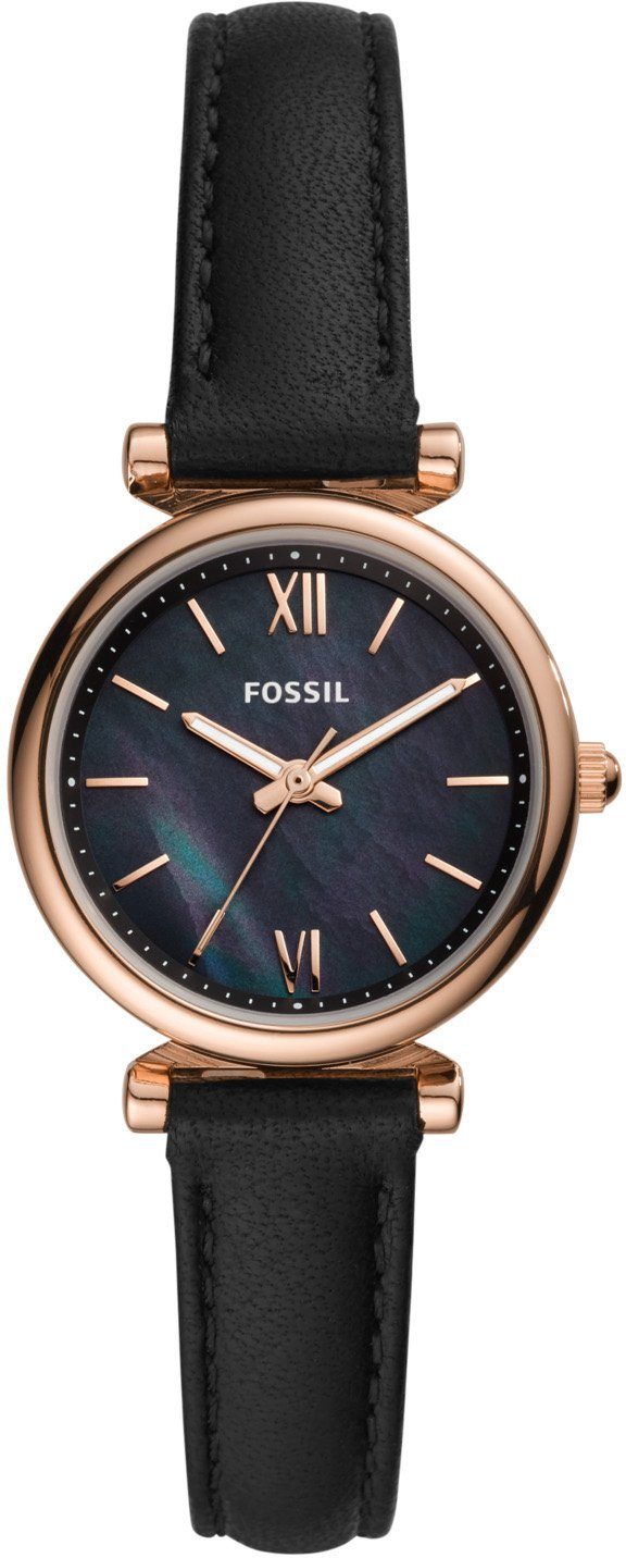 Fossil Quarzuhr Carlie Mini, ES4700, Armbanduhr, Damenuhr, analog