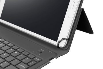 Tucano Tablet-Hülle Gancio, Schutzcase mit Standfunktion und Tastatur (DE Layout), Schwarz 11 Zoll, 10-11 Zoll Tablets