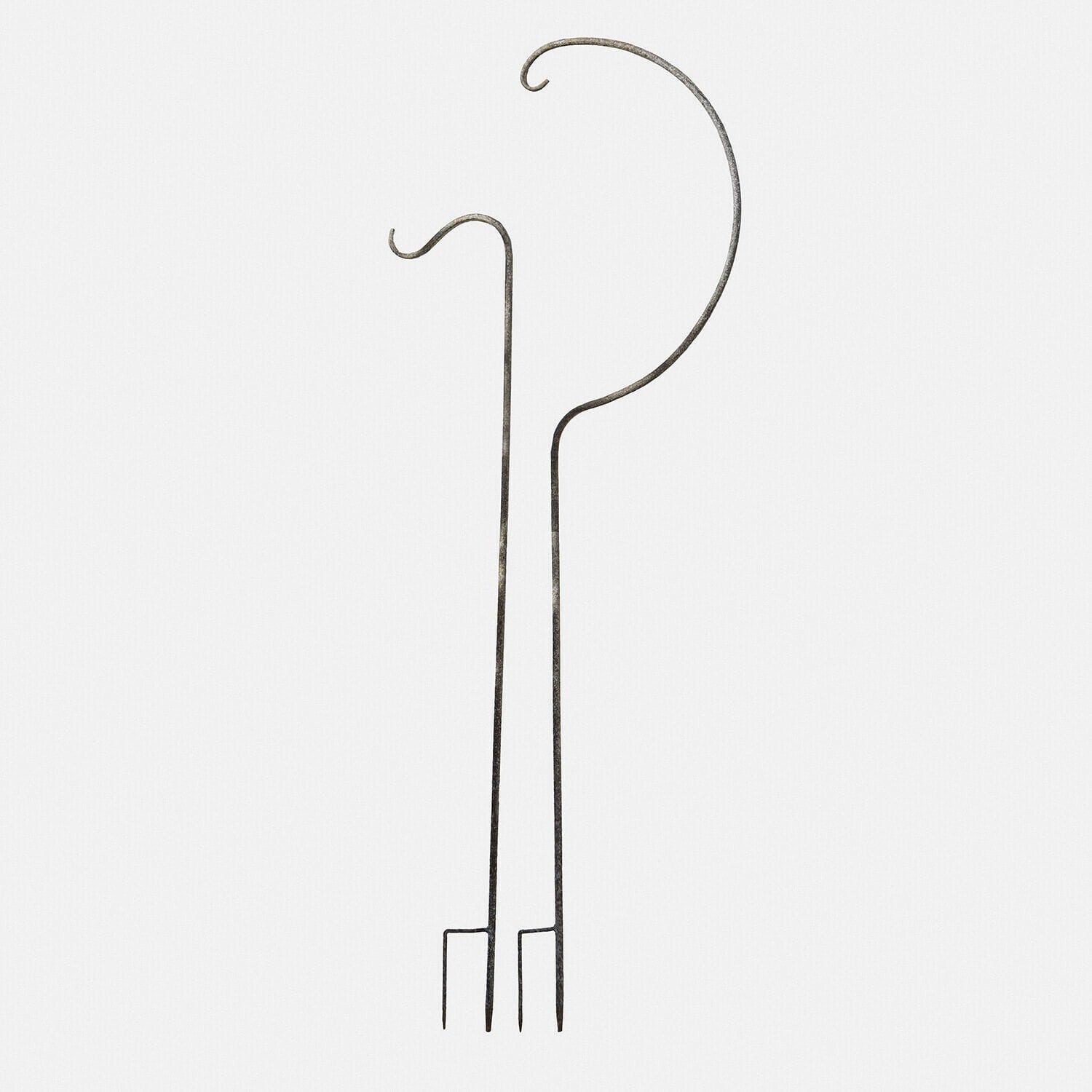 Mirabeau Gartenstecker Gartenstab 2er Set Omirah antikgrau