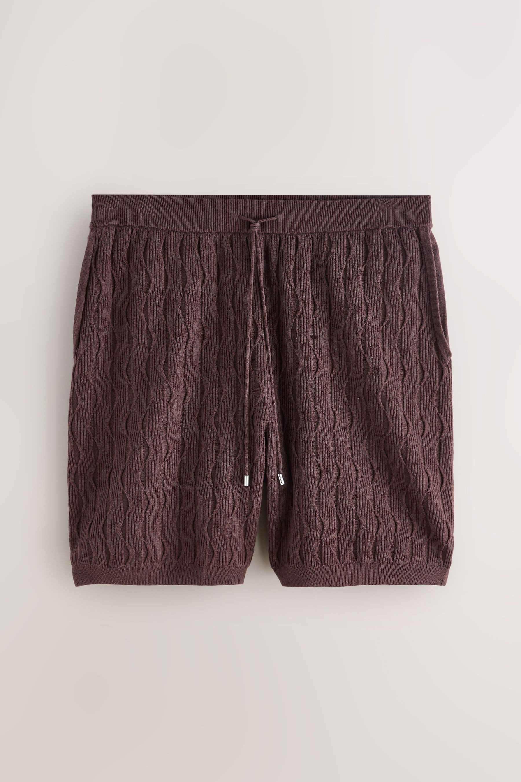 Shorts Shirt mit Strickstruktur und Shorts, 2er-Pack