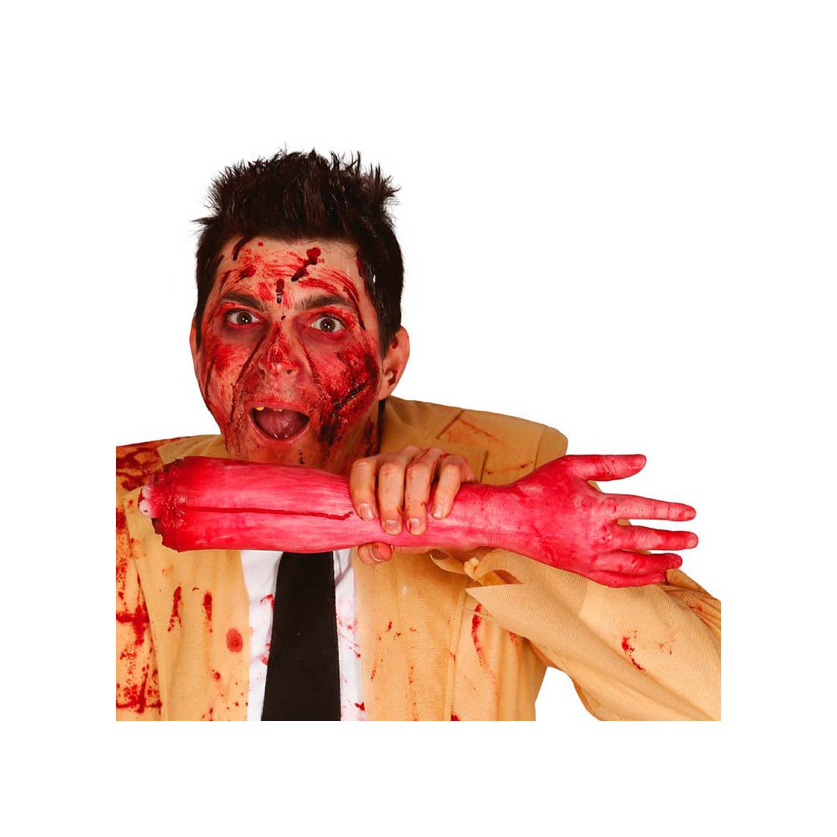 Fiestas Guirca Blaster Körperteil Amputierter Arm, 44cm Halloween Dekora