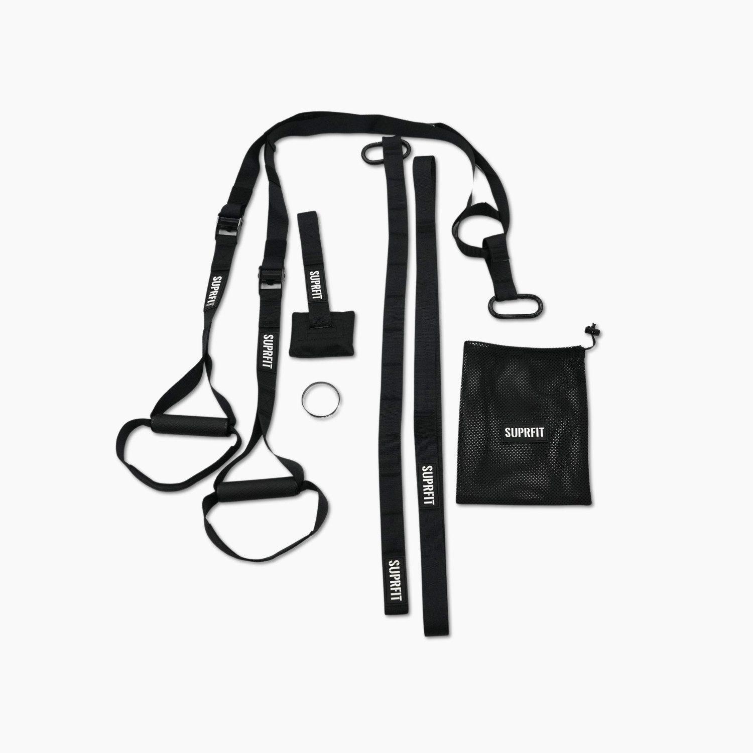 SF SUPRFIT Schlingentrainer Sling Trainer, Inklusive Verlängerungsband, Türanker und Tragetasche
